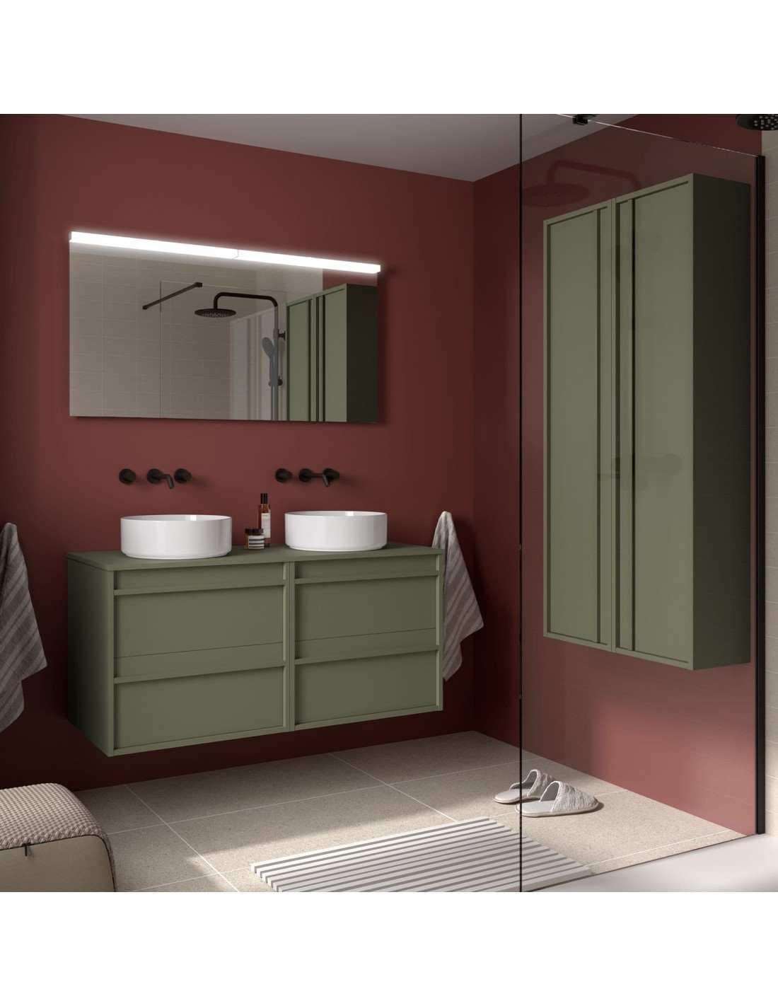 Mueble baño suspendido ATTILA de Salgar 120 TOP