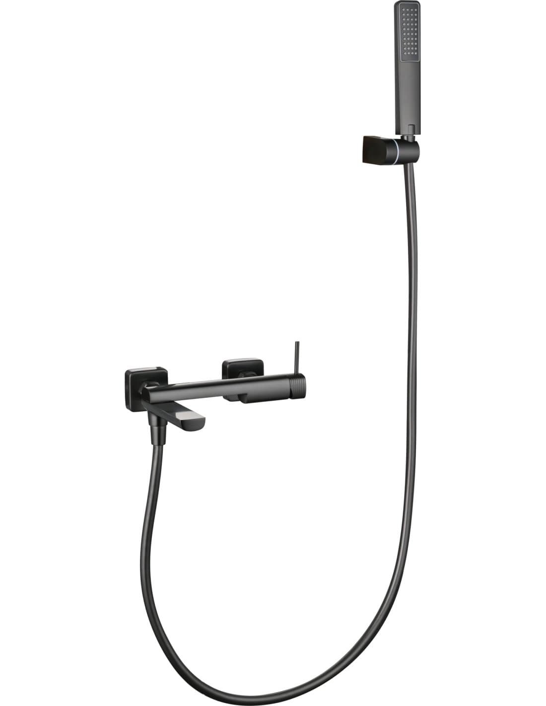 KIT BAÑO/DUCHA MONOMANDO FIRENZE BLACK GUN METAL BDF065-4BGM