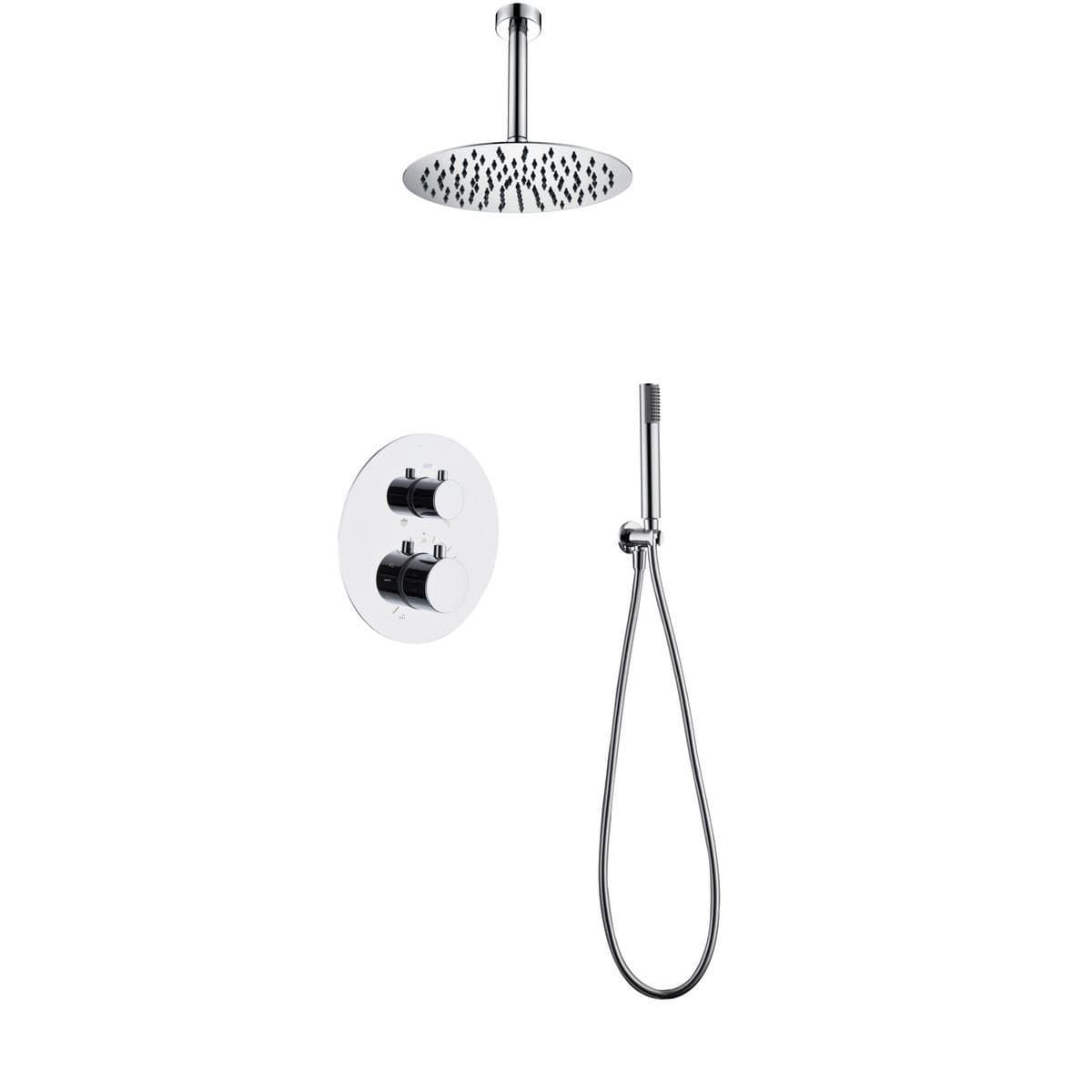 Conjunto ducha termostatico empotrado Tívoli / GTT039