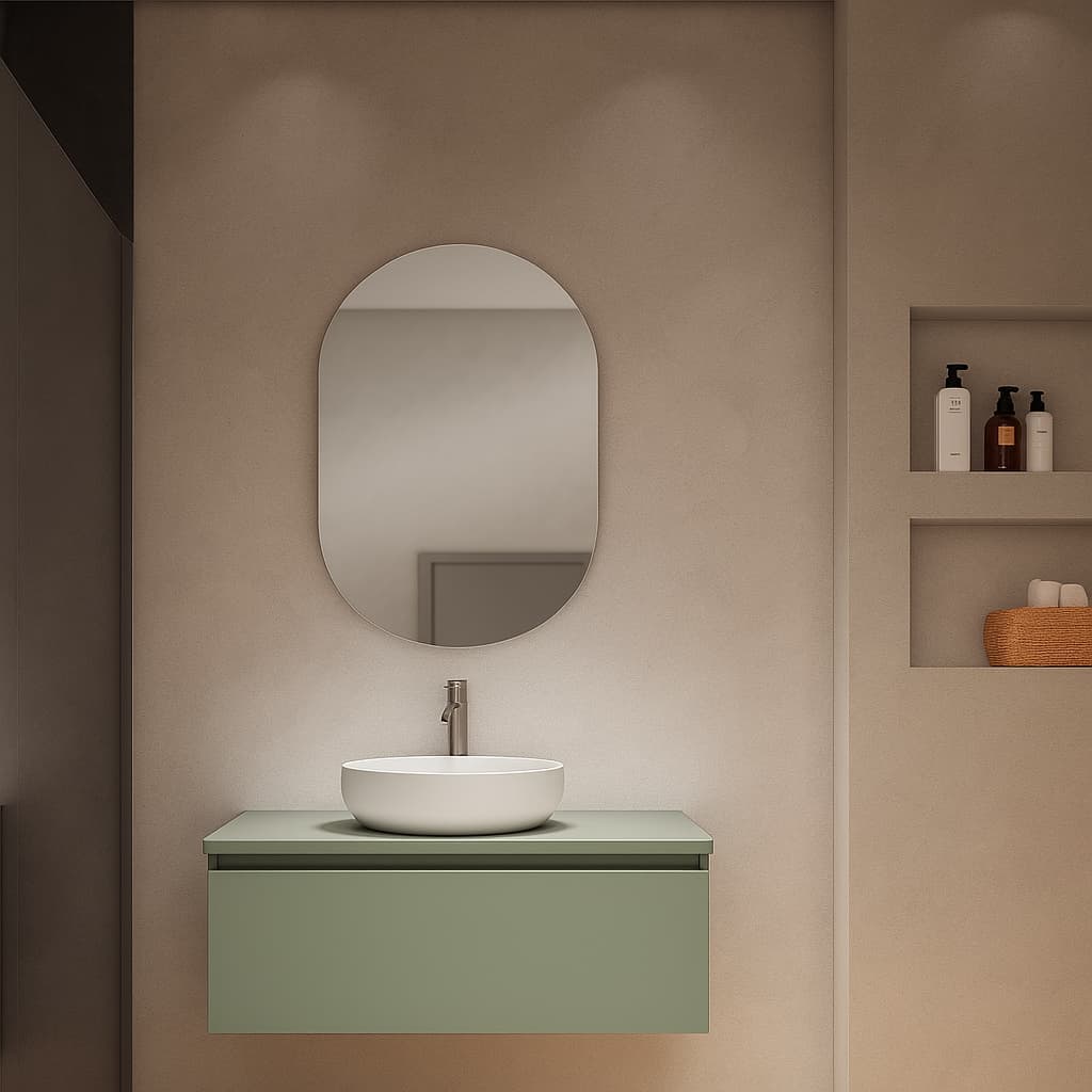 Mueble de baño suspendido Box 1C de 40 TOP de Visobath