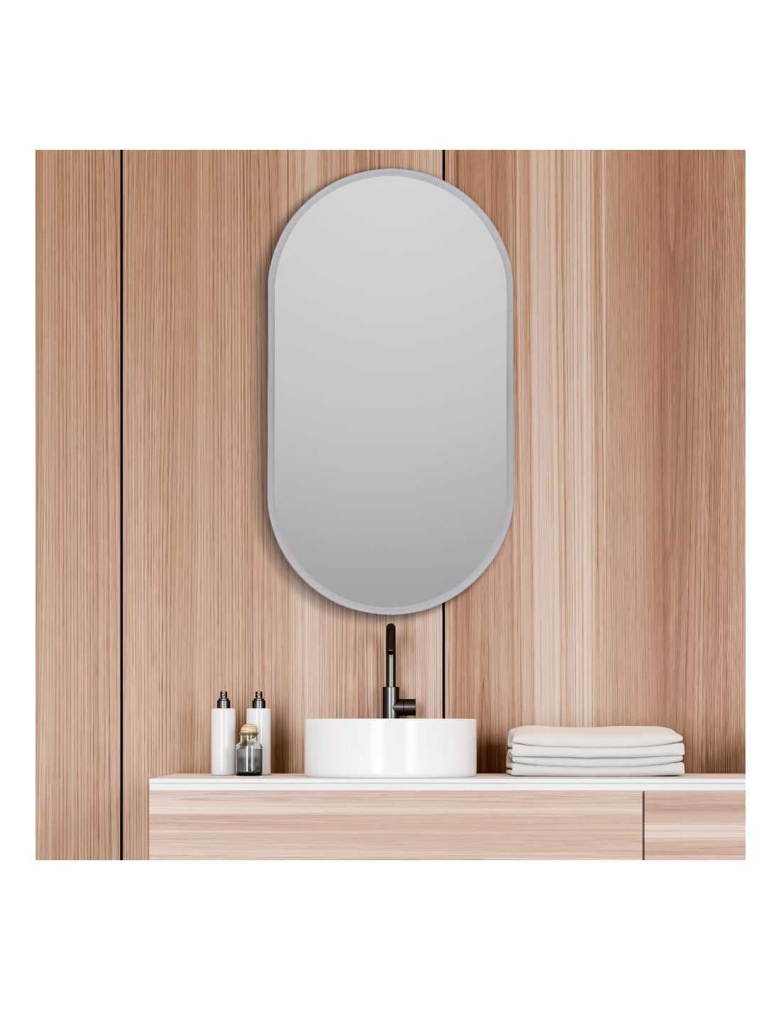 Espejo para baño Ovalaldo B-926 Sand