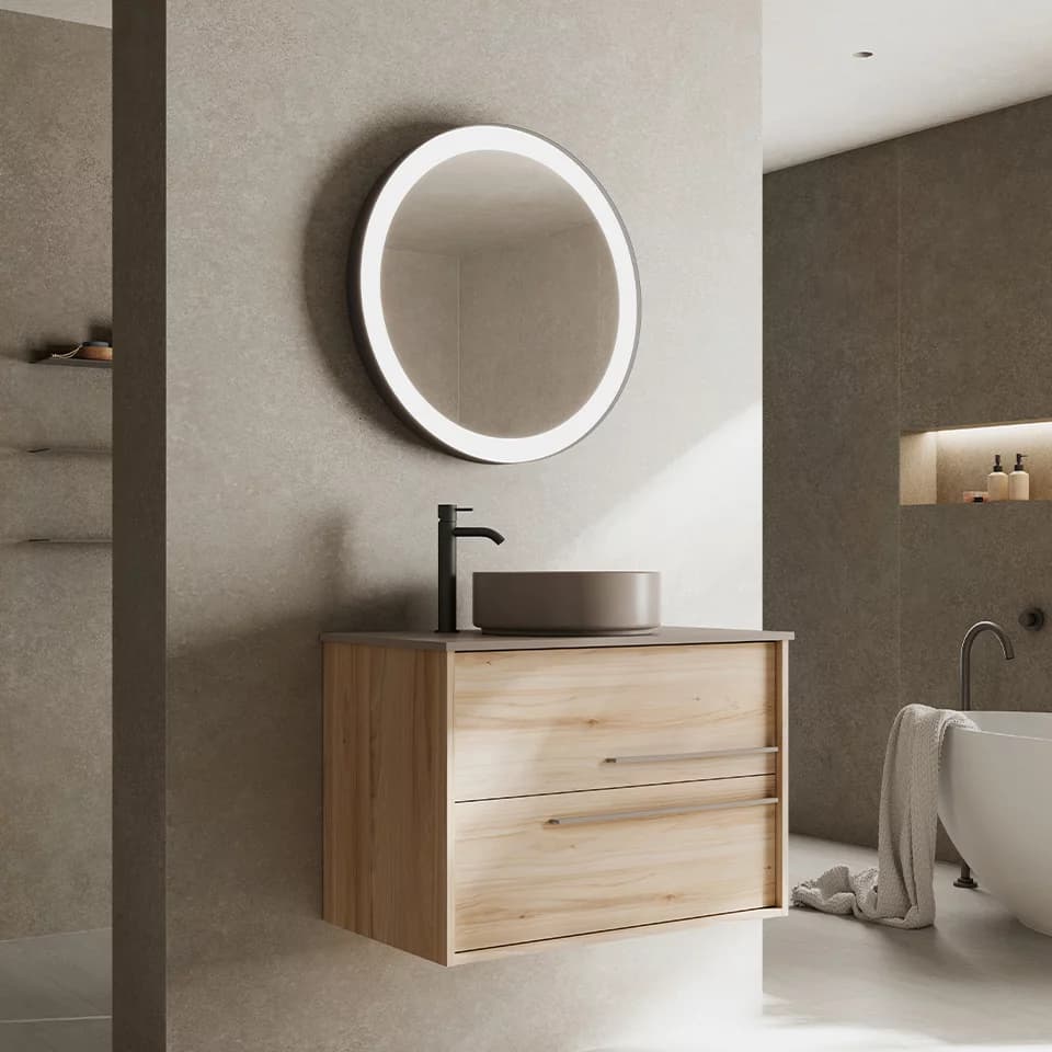 Mueble de baño suspendido Aqua 2C TOP de Visobath