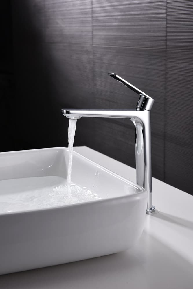 Grifo Monomando Alto de Lavabo GLORY Cromo