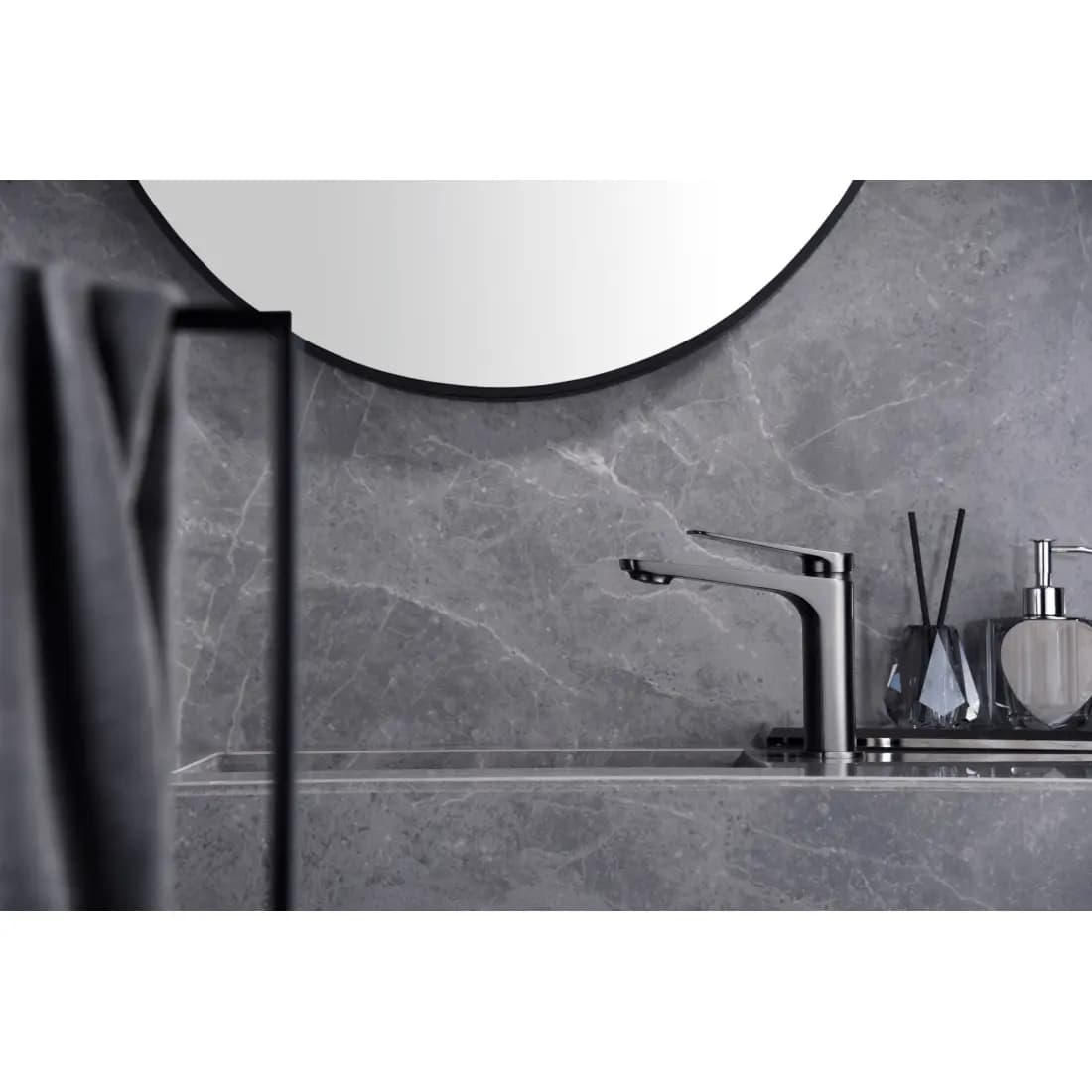 Monomando lavabo Napoles black gun metal / BDN047-1BGM