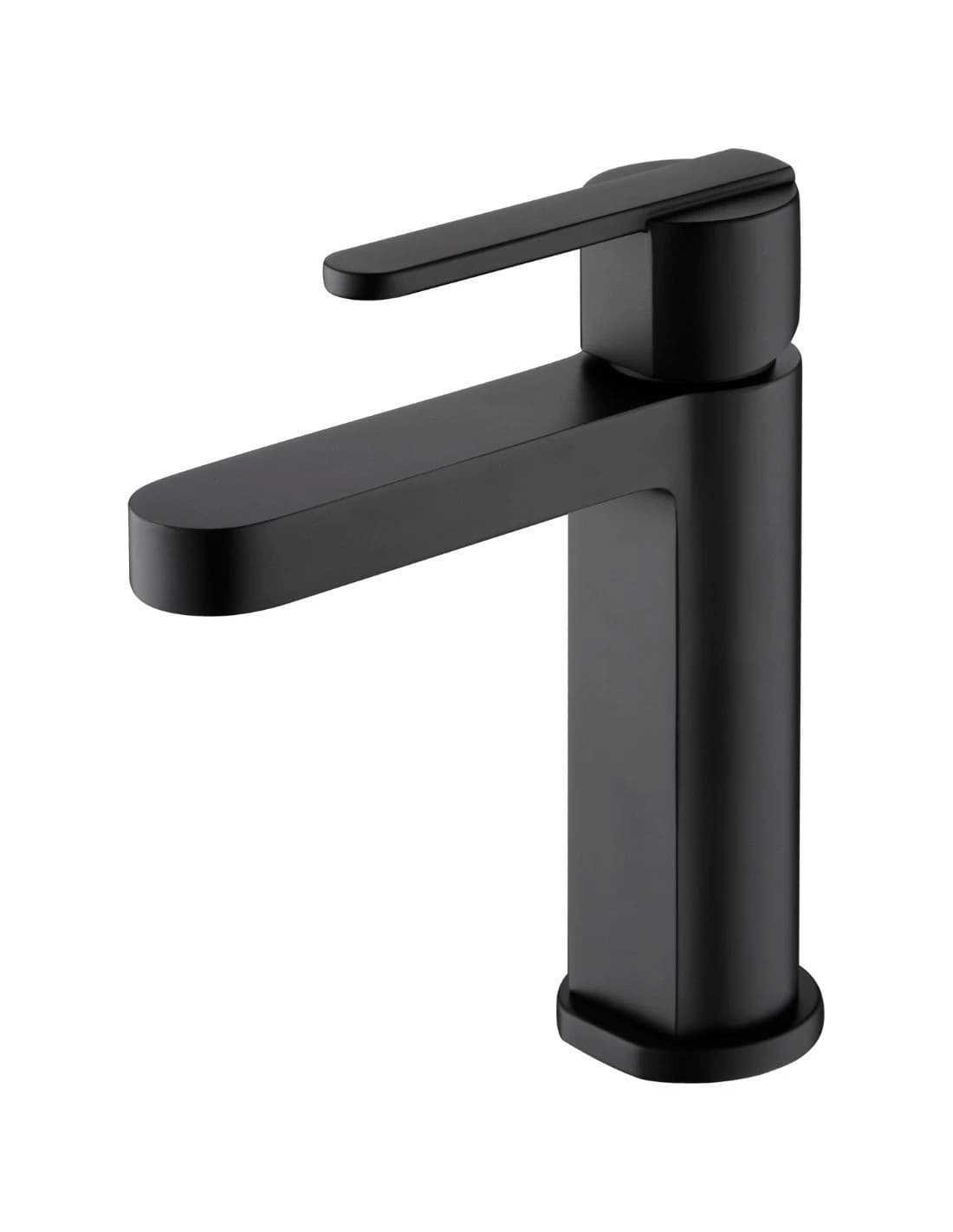 Monomando lavabo Roma negro mate / BDR001-1NG