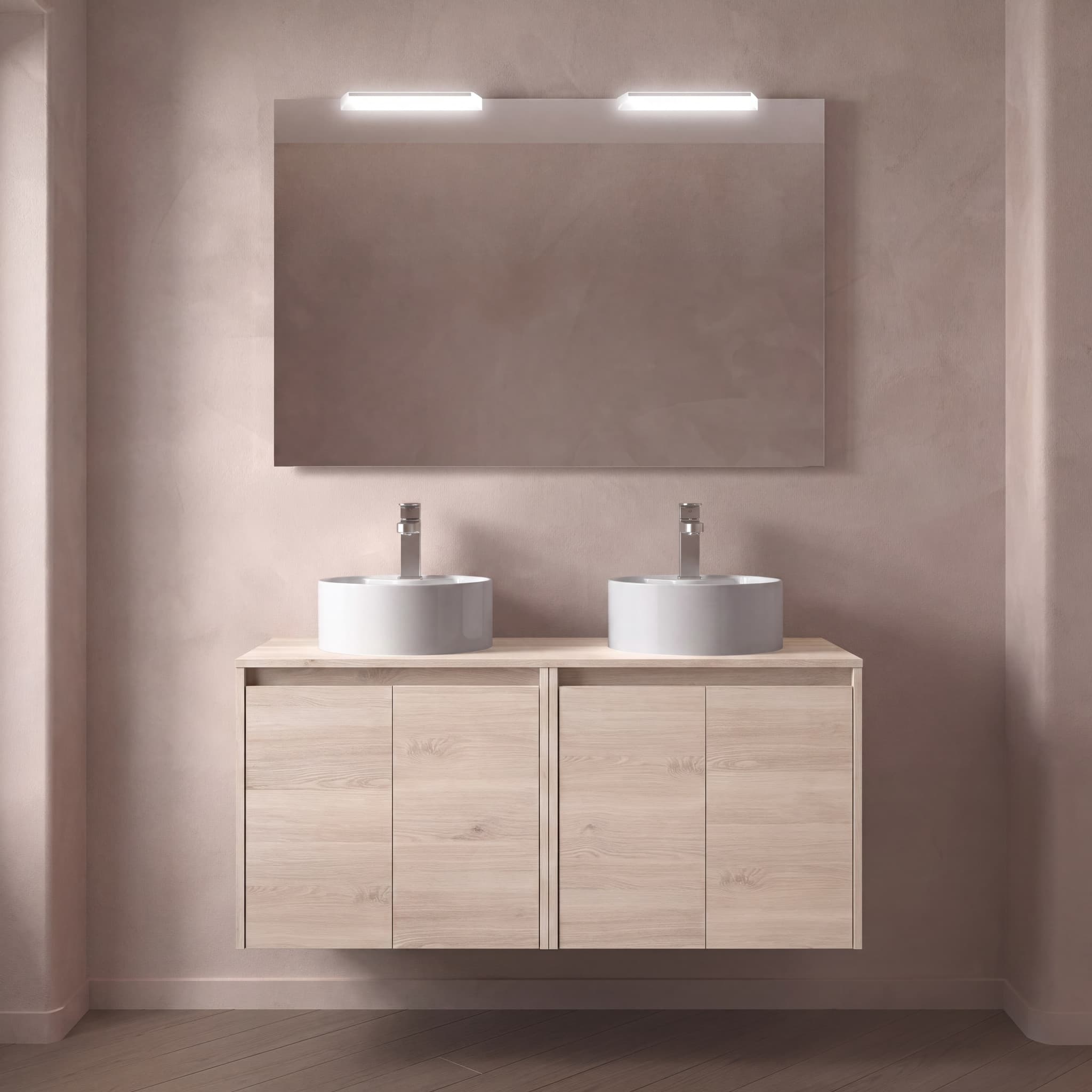 Mueble baño suspendido Noja 4P de Salgar 120-140 TOP