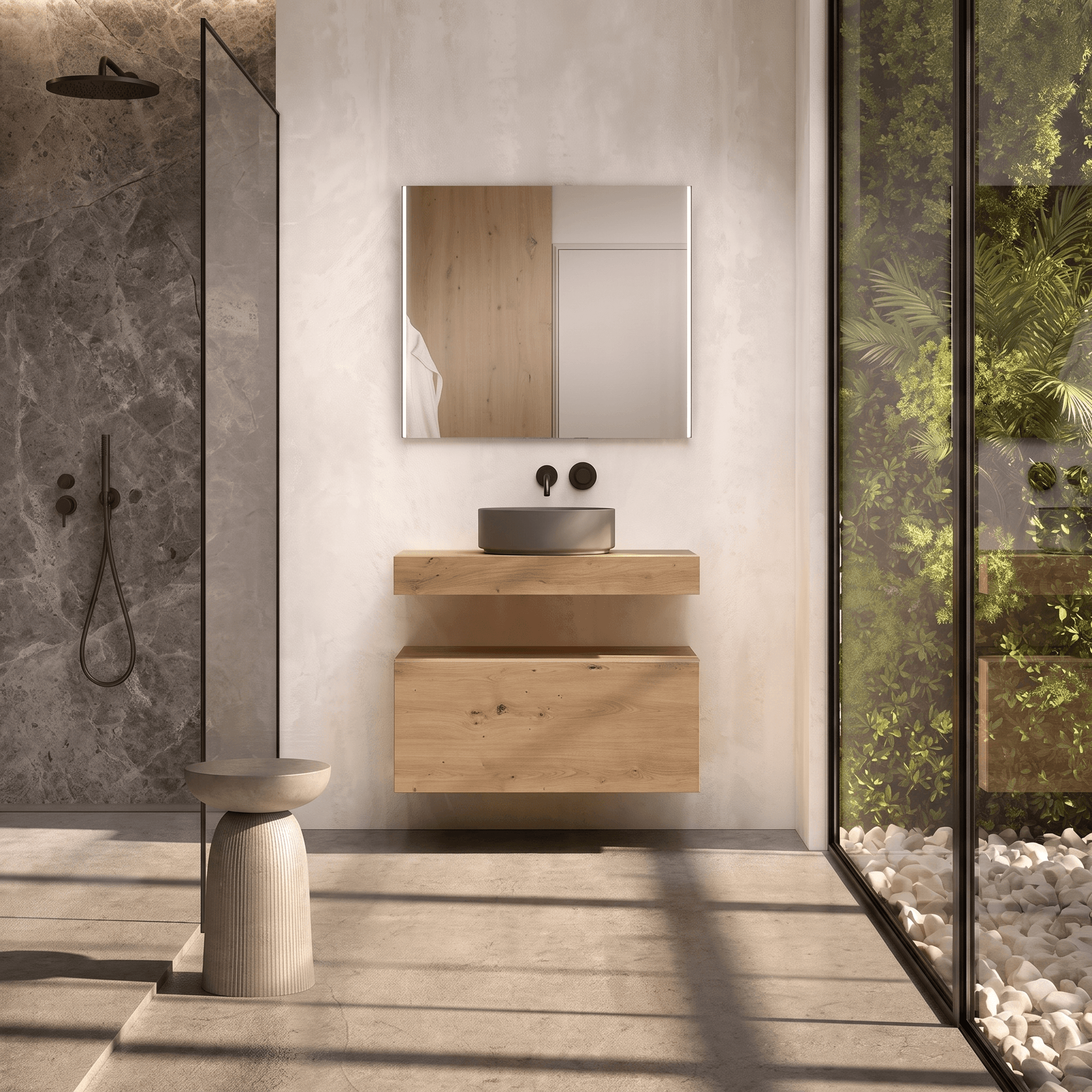 Cajón Nomad Visobath 60-80-100-120 x 35cm fondo 45 cm Laminado
