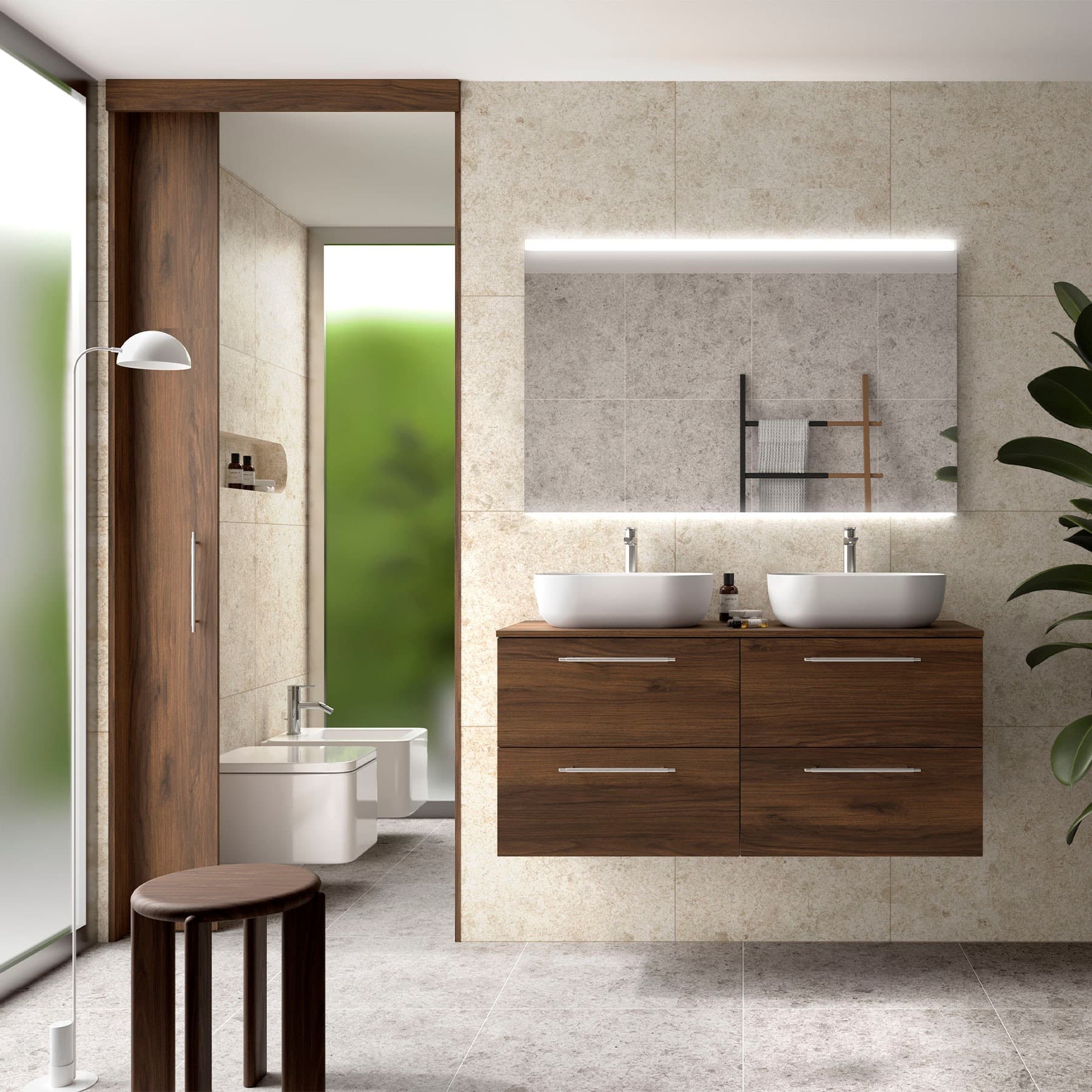 Mueble baño suspendido Silane TOP de Salgar 120