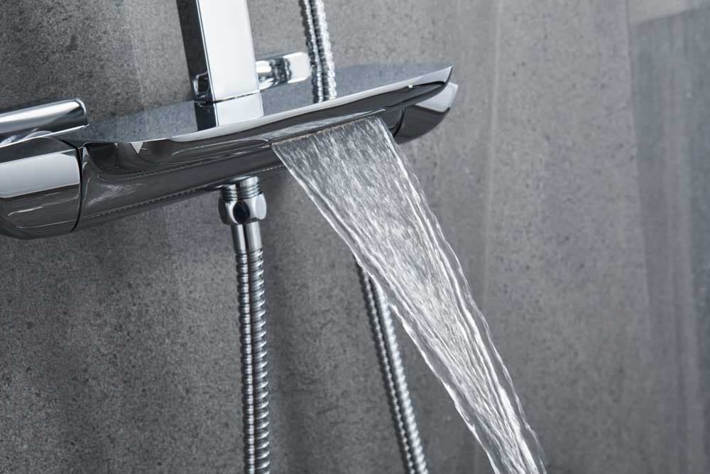 Conjunto de Bañera Monomando JOY Cromo