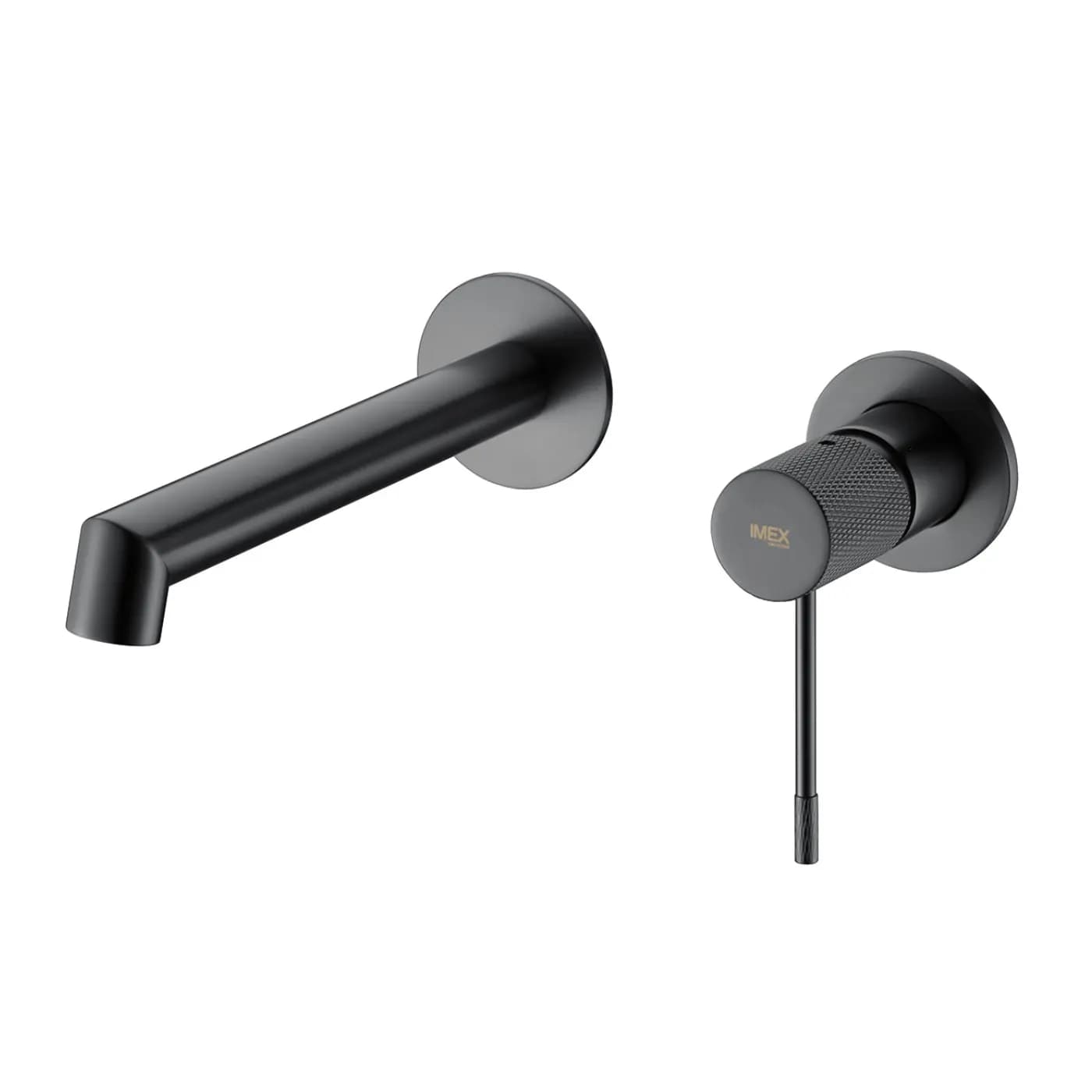 Monomando lavabo empotrado LINE black gun metal / GLD038/BGM