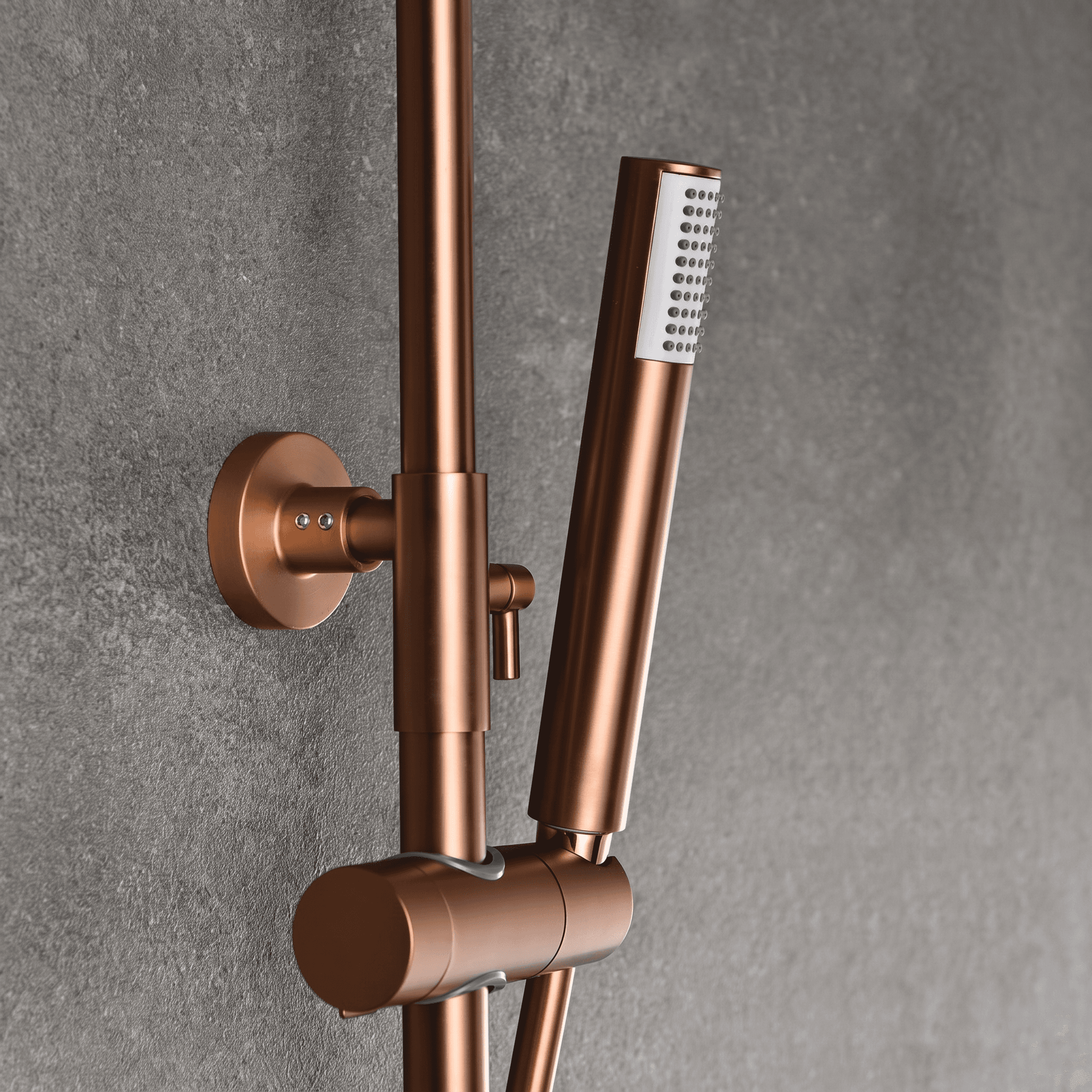 Conjunto ducha termostatico Monza oro rosa cepillado / BTM039/ORC