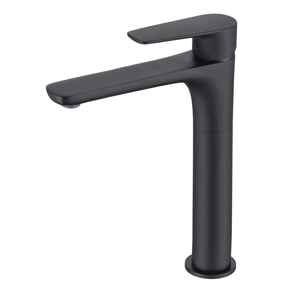 Grifo Monomando de Lavabo Alto NATURE Negro Mate