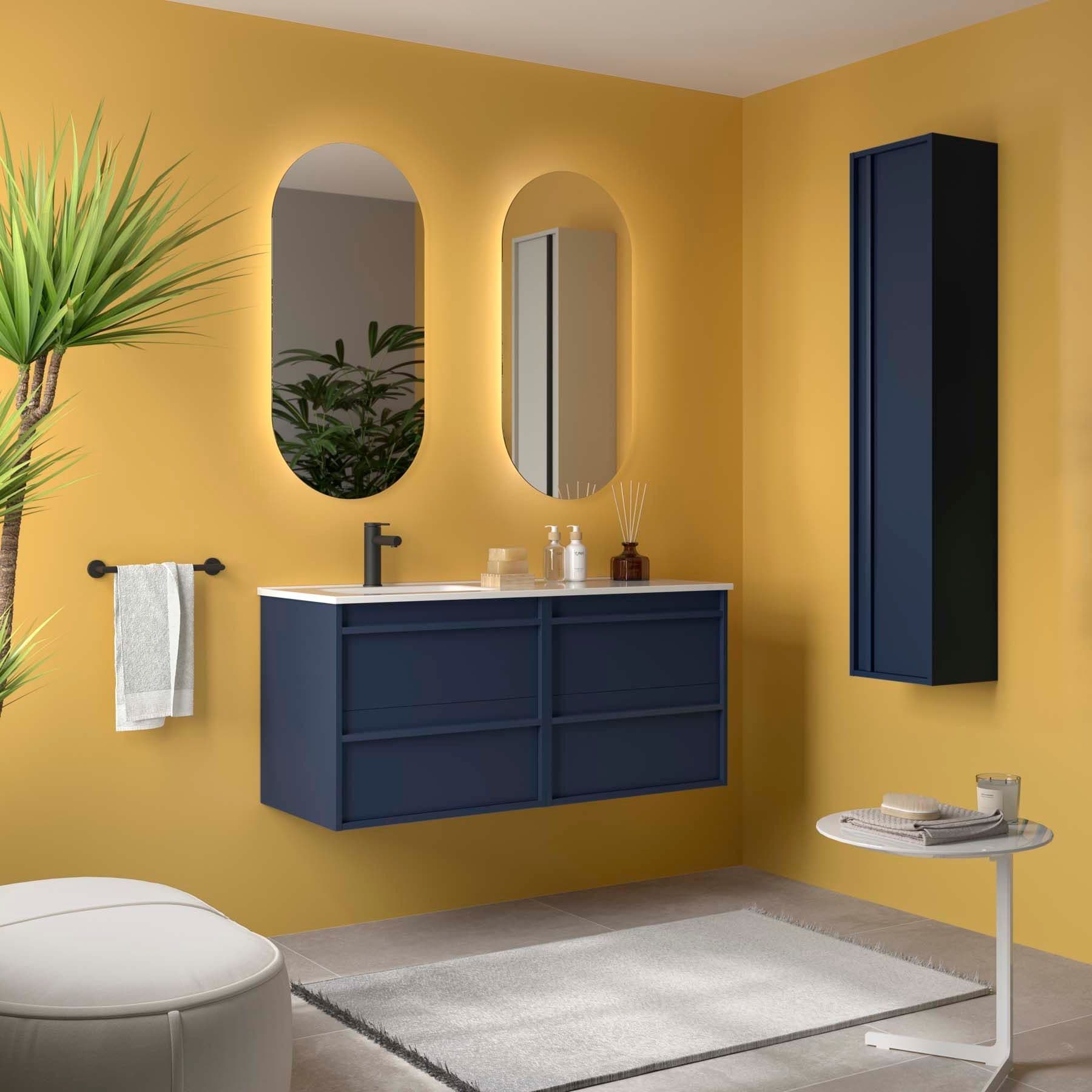 Mueble baño suspendido ATTILA de Salgar 120 Desplazado