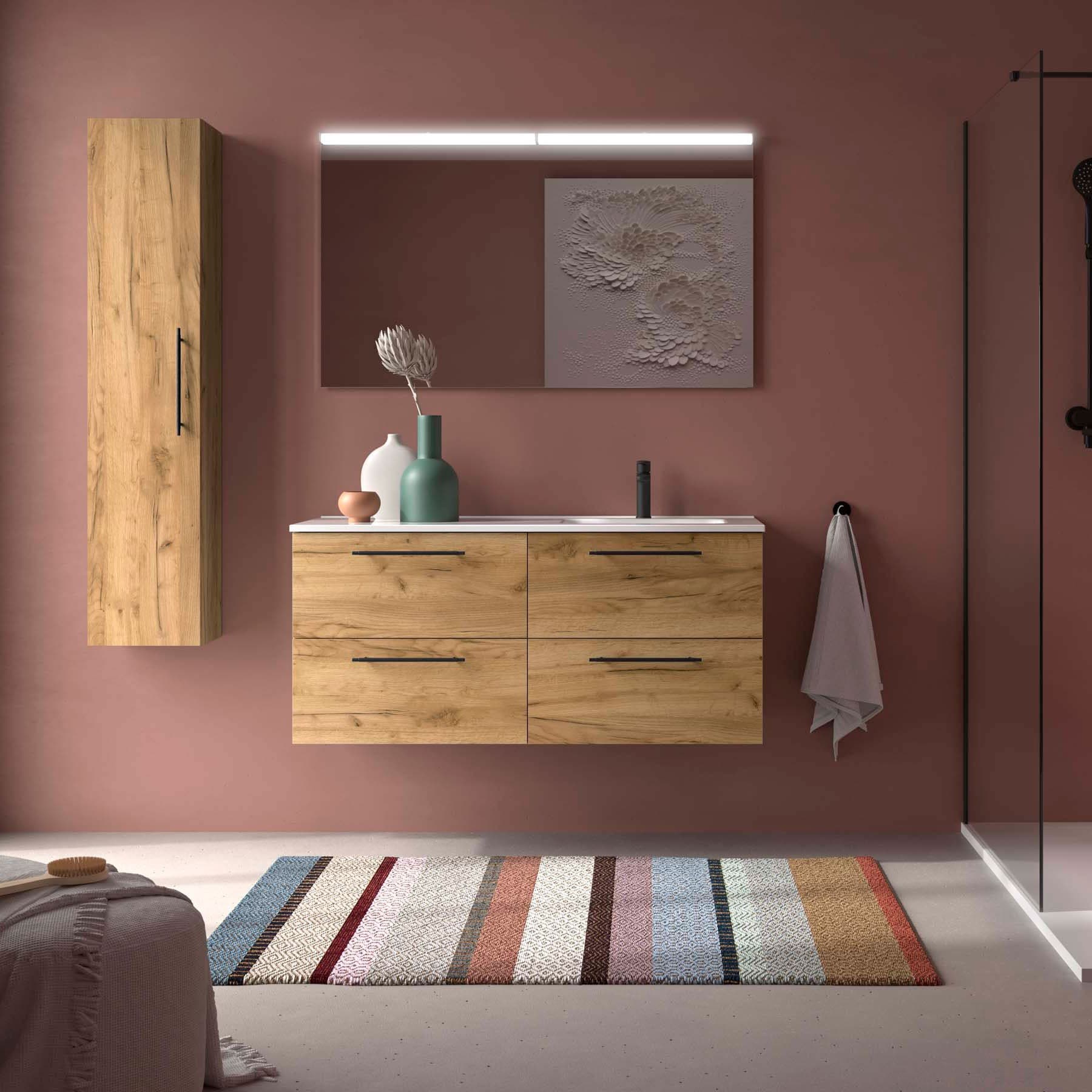Mueble baño suspendido Silane de Salgar 120 Desplazado