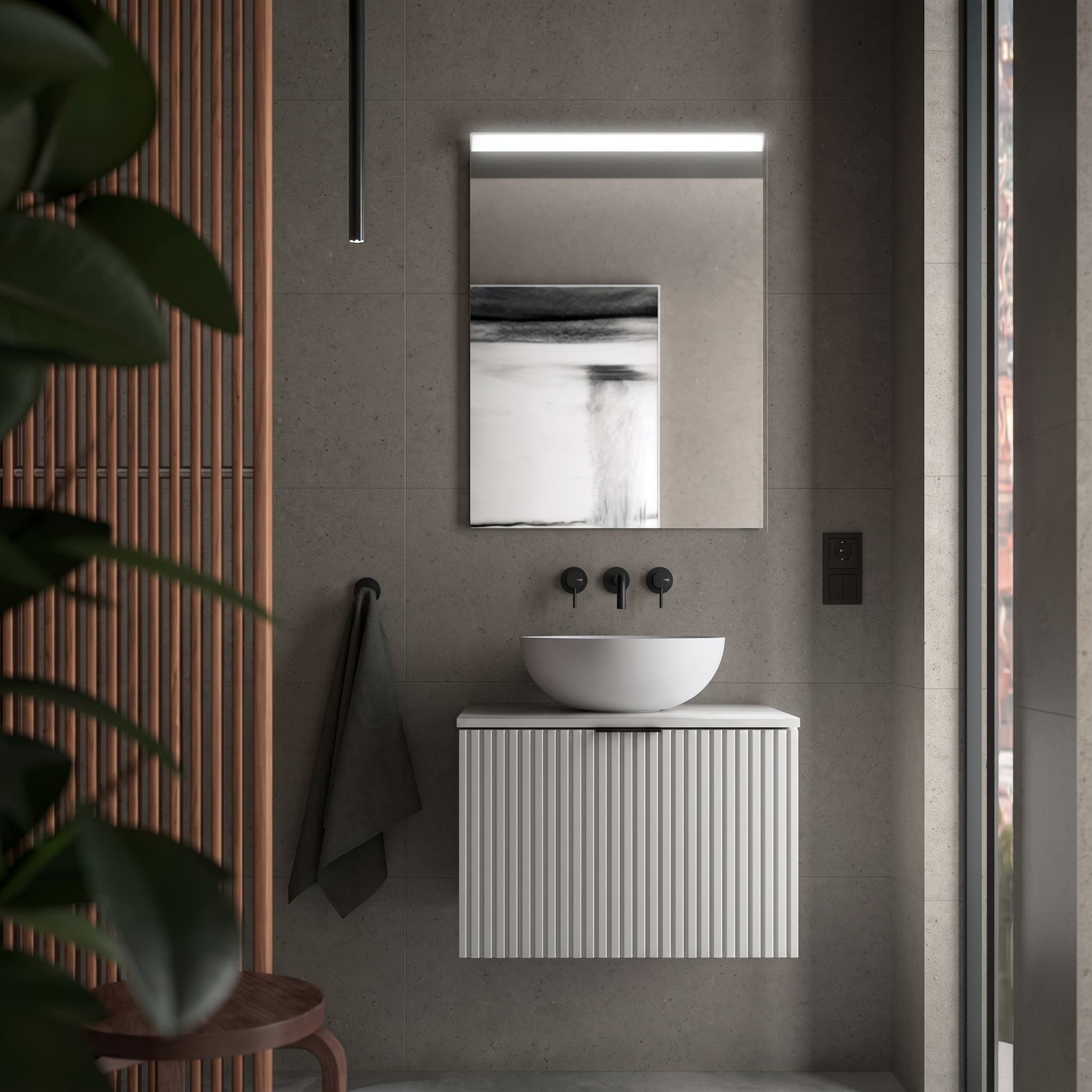 Mueble baño suspendido BIBA TOP de Salgar