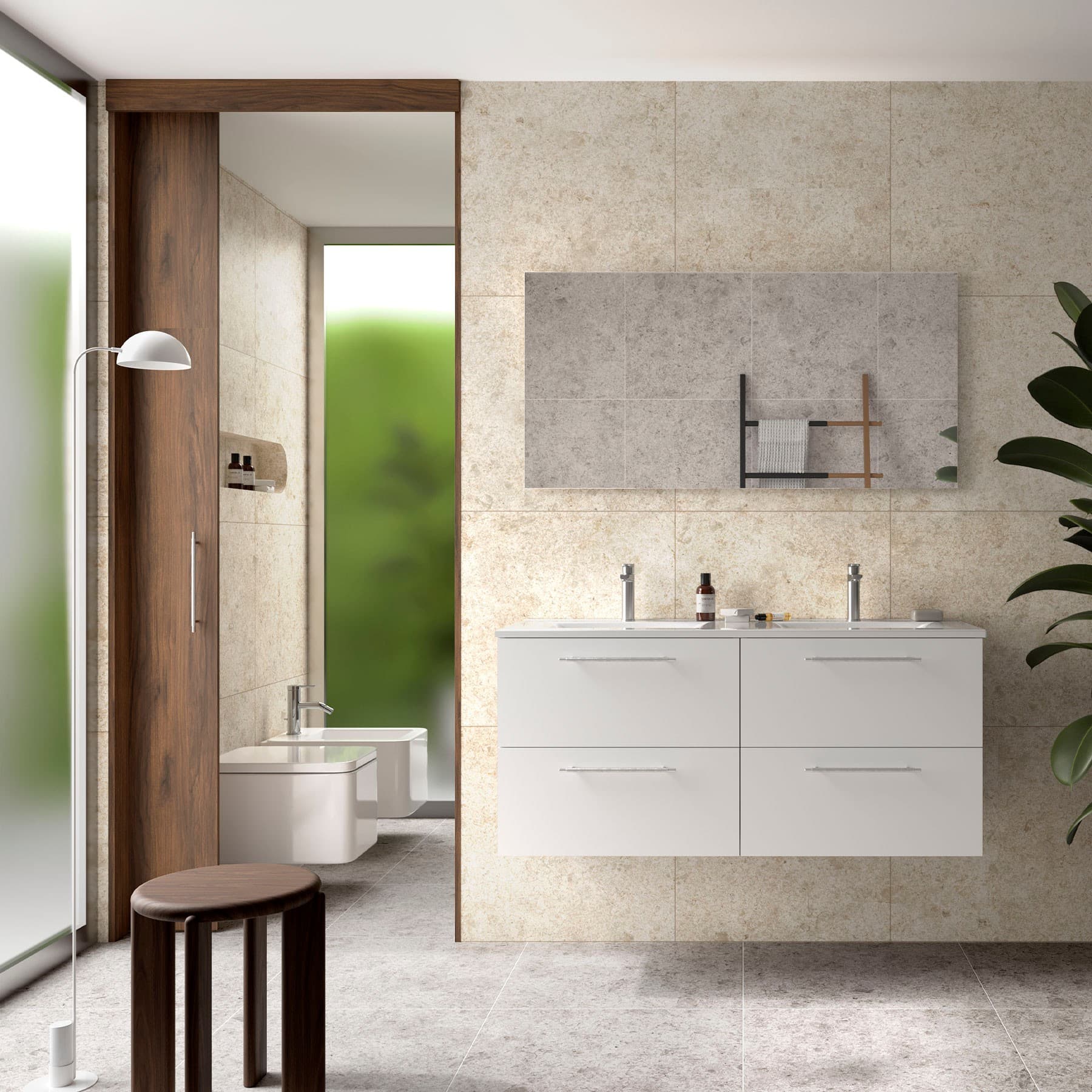 Mueble baño suspendido Silane de Salgar 120