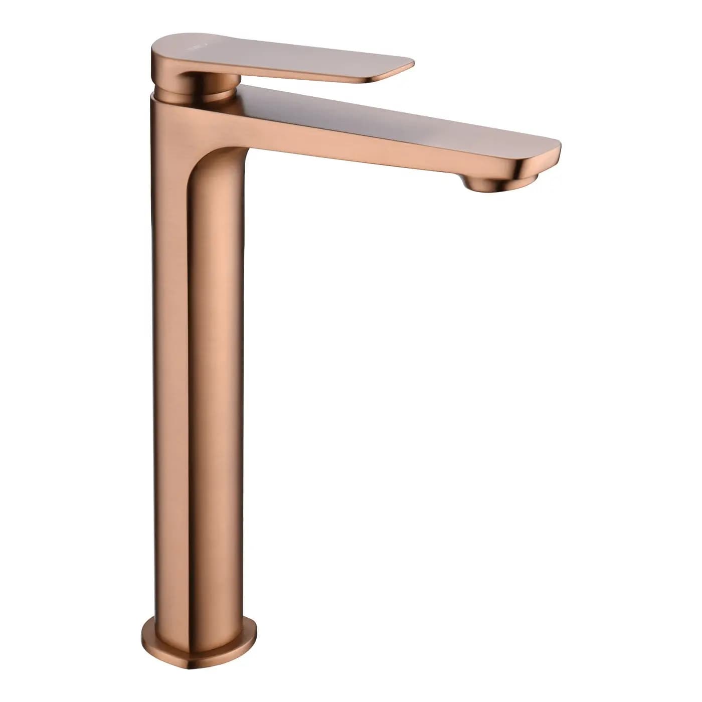 Monomando lavabo caño alto Napoles oro rosa cepillado / BDN047-3ORC