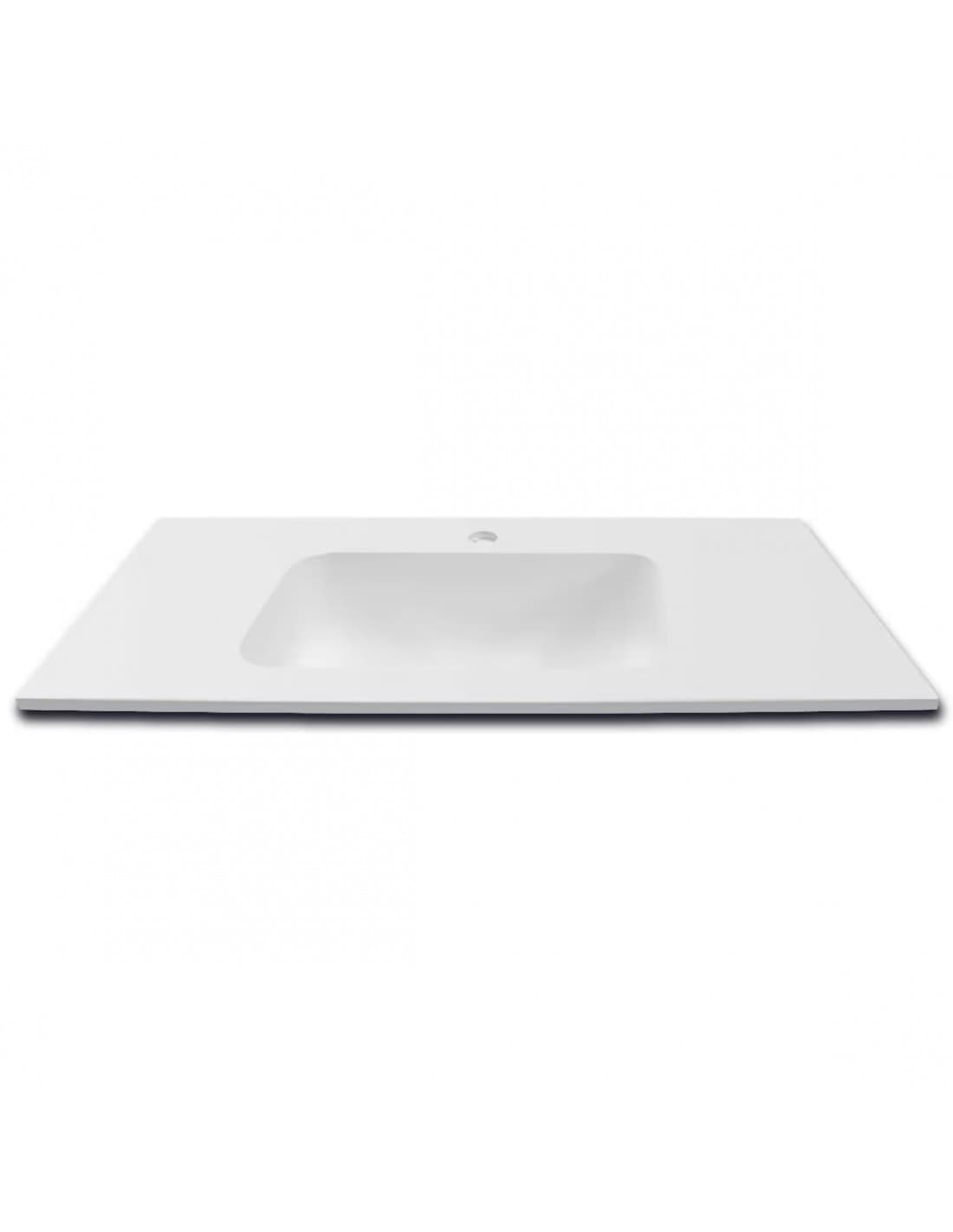 Encimera con lavabo Solid Surface mod. Hermes a medida