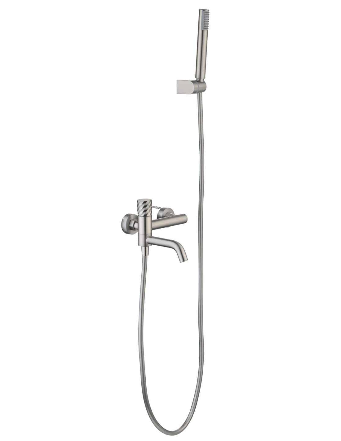 KIT BAÑO/DUCHA MONOMANDO BLESS NÍQUEL CEPILLADO BDB063-4NQ