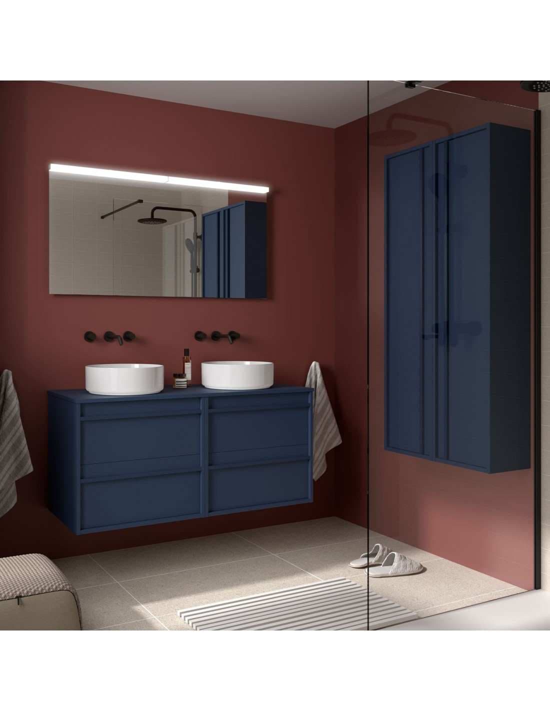 Mueble baño suspendido ATTILA de Salgar 120 TOP
