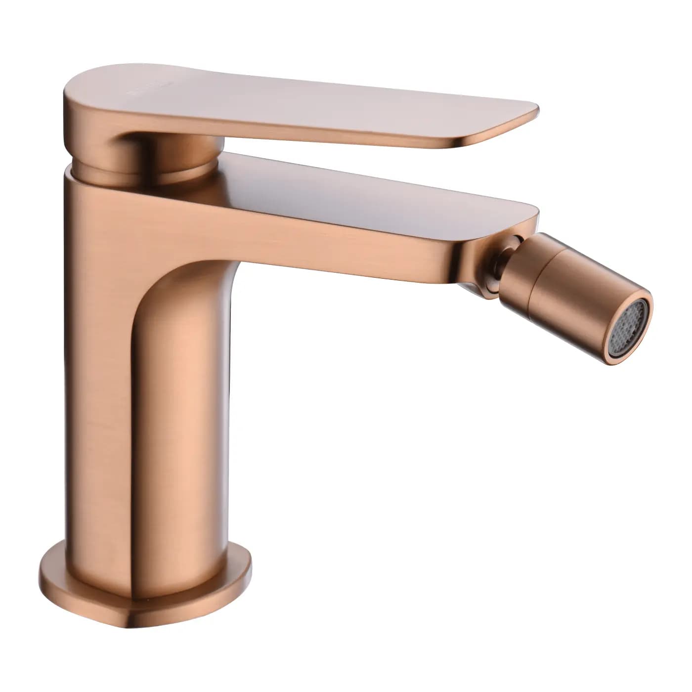 Monomando bide Napoles oro rosa cepillado / BDN047-2ORC