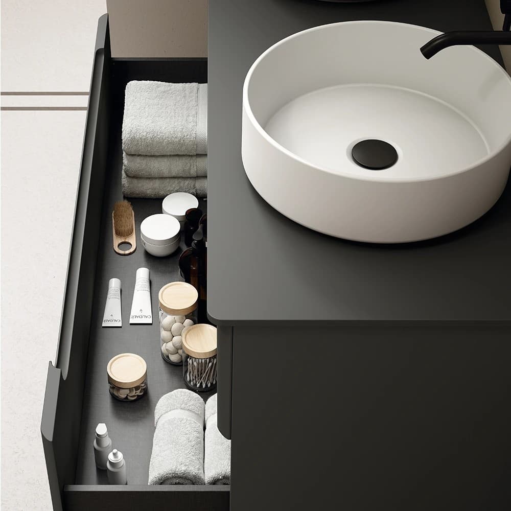 Mueble baño suspendido Onda de Visobath 2 Cajones 60-80-100-120 TOP