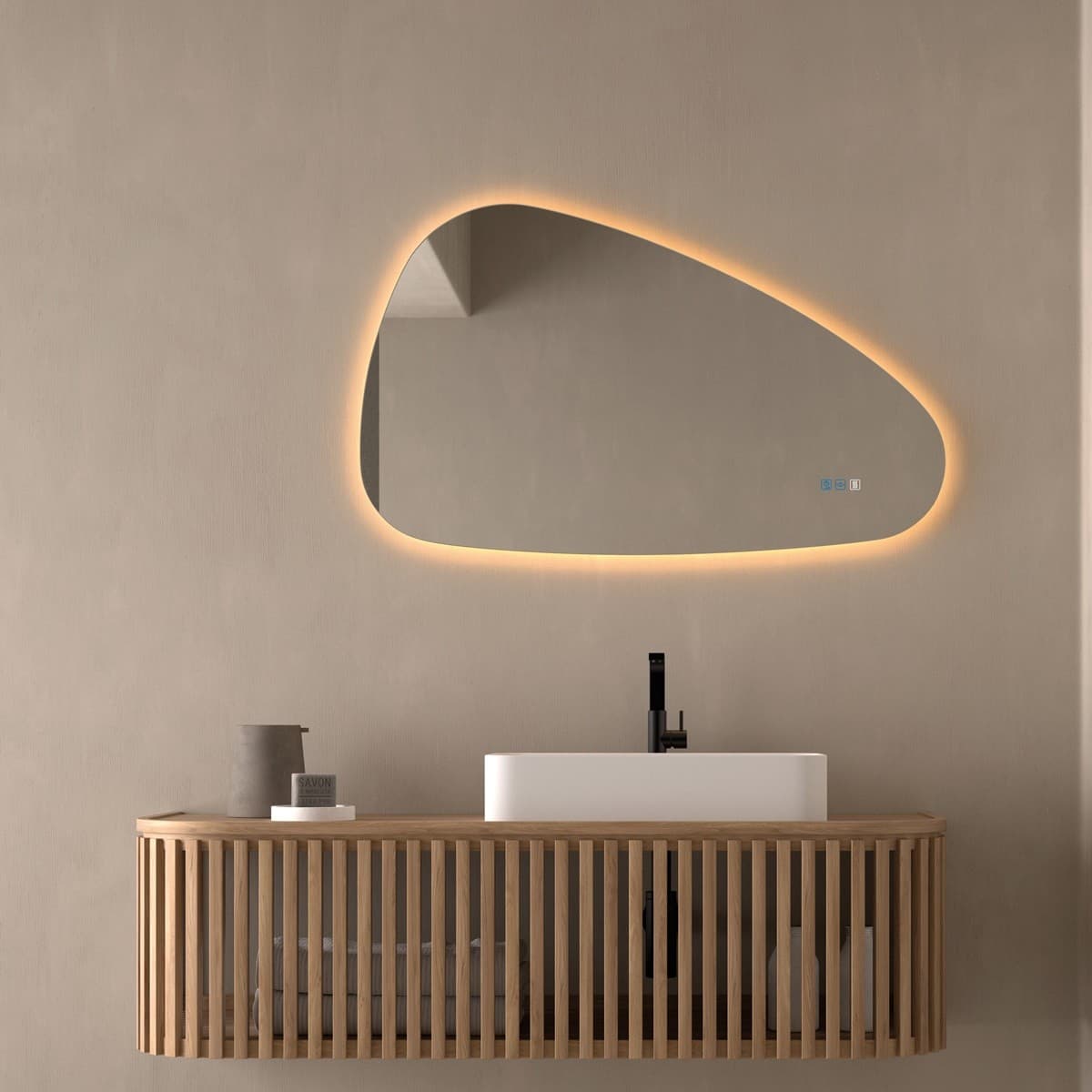 Espejo de baño con luz LED Para Baño Yuso de Dyled