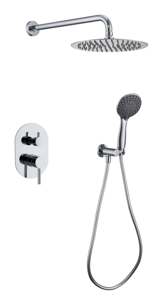 Conjunto de Ducha Empotrado SOUL Cromo