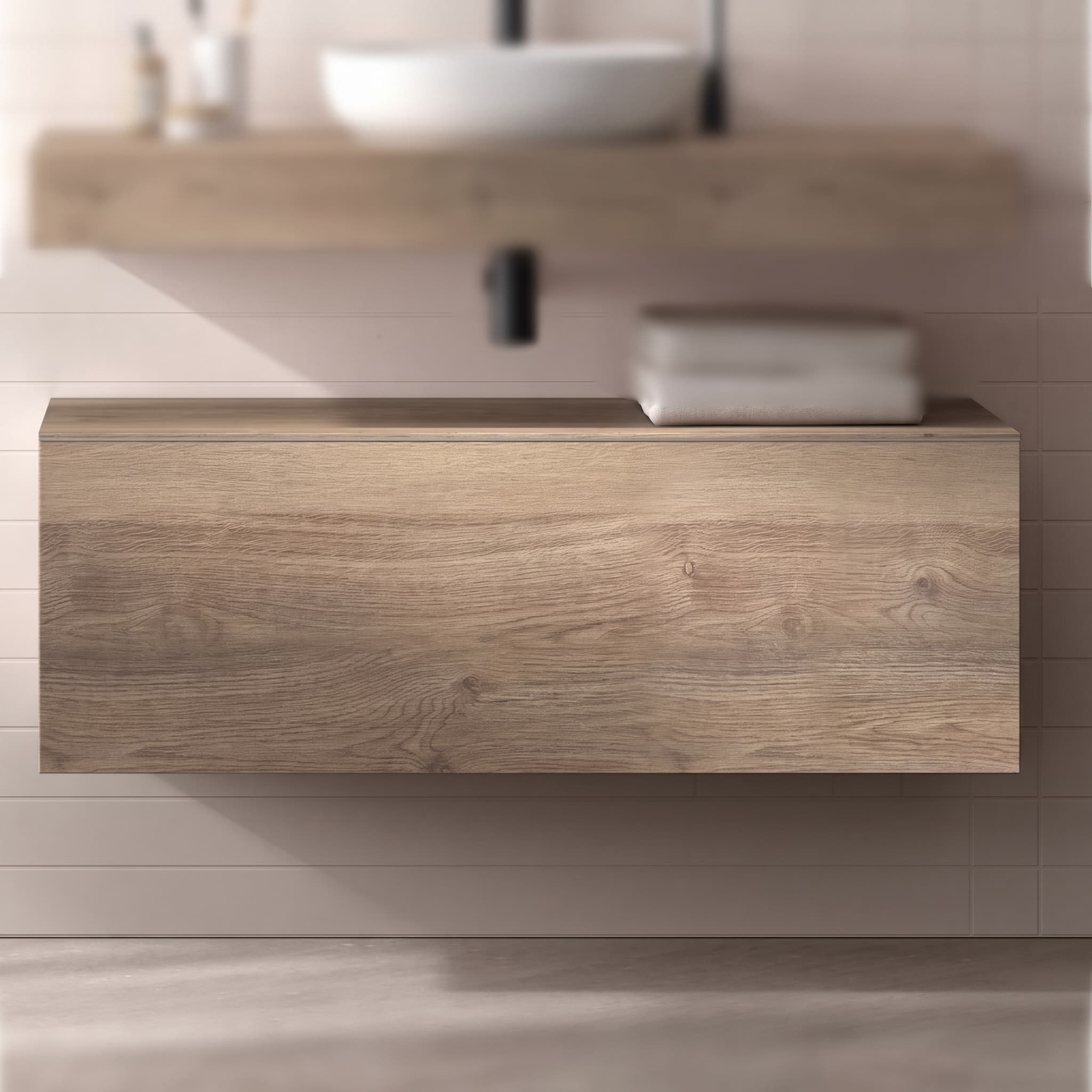 Cajón Nomad Visobath 60-80-100-120 x 35cm fondo 45 cm Laminado