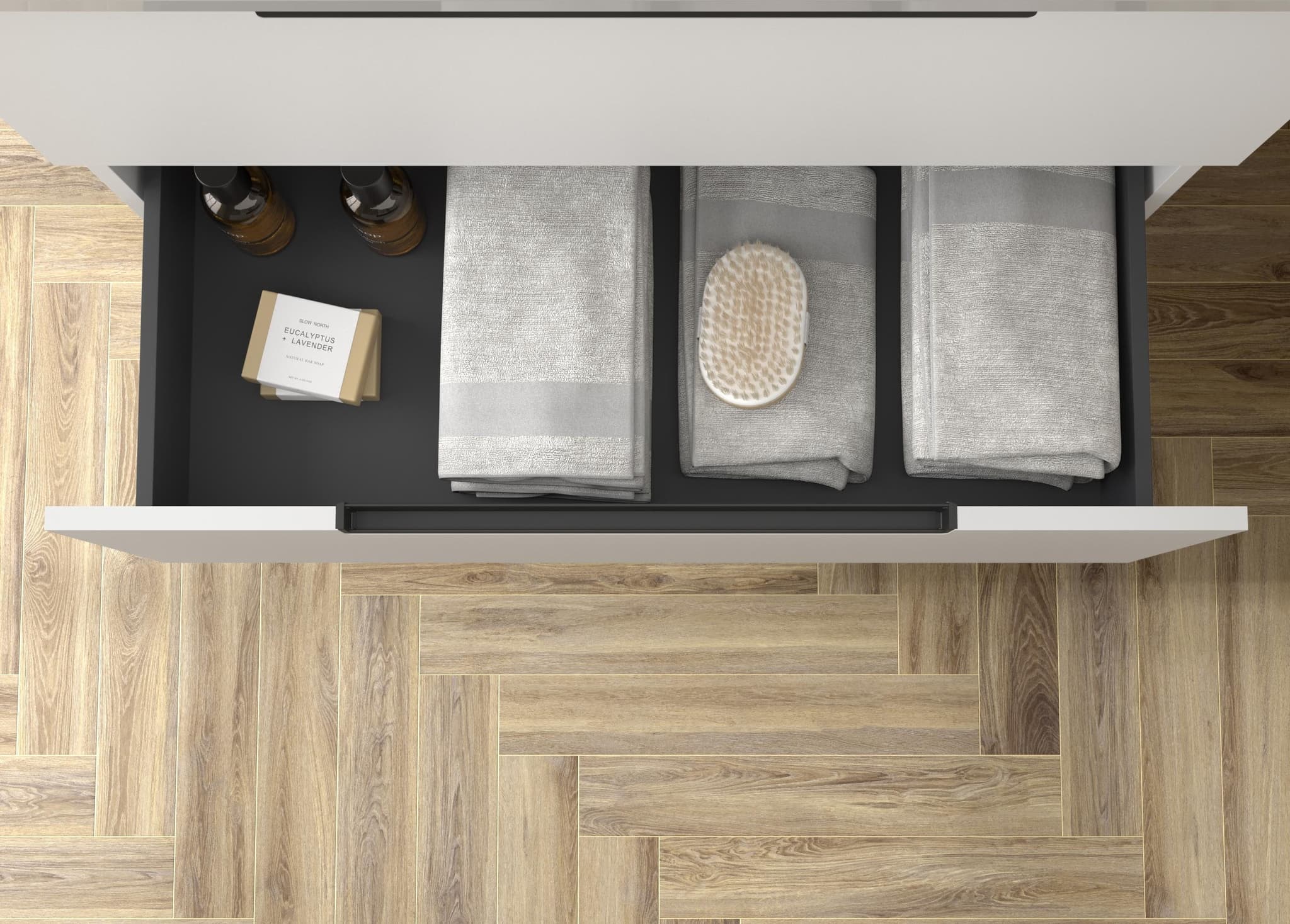 SALGAR LENI Mueble de baño suspendido con lavabo Constanza 60-70-80-100 4 colores