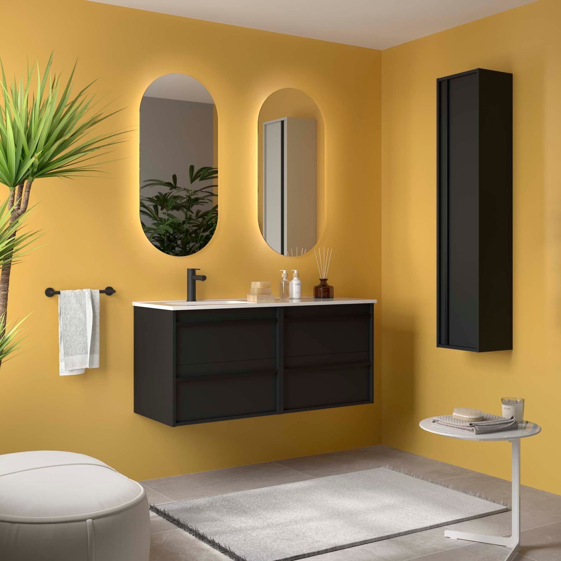 Mueble baño suspendido ATTILA de Salgar 120 Desplazado