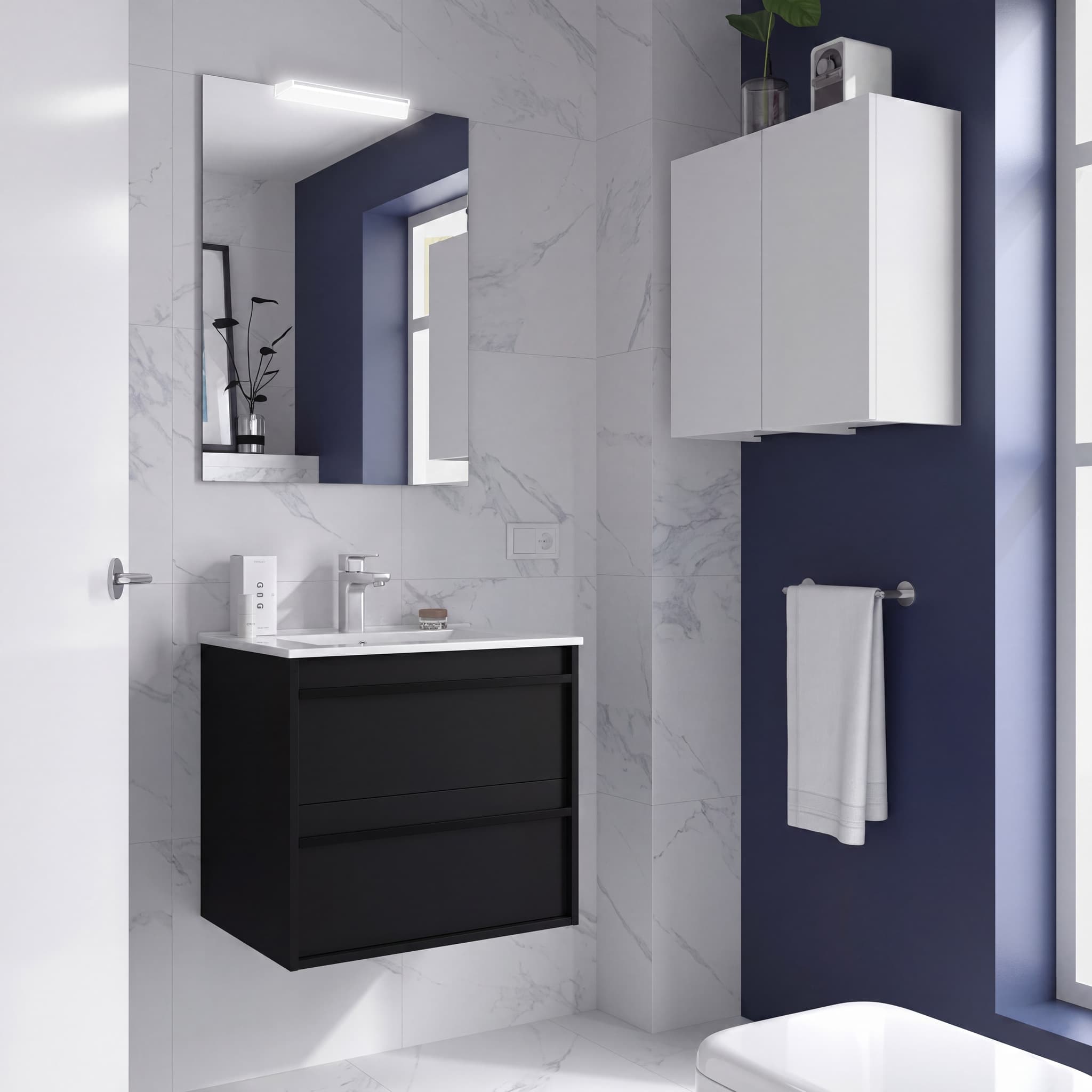 Mueble baño suspendido ATTILA de Salgar 60-70-80-100