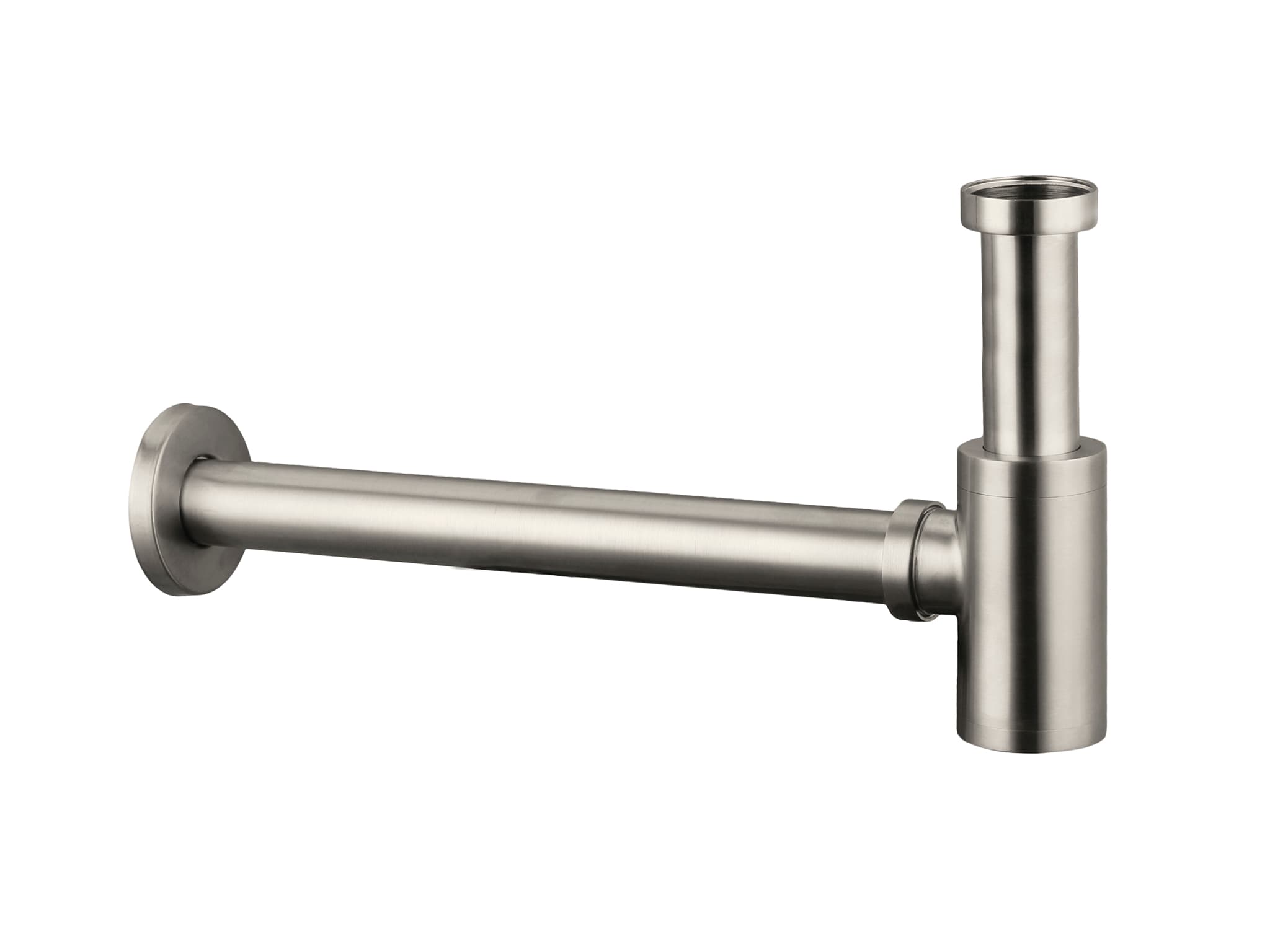 Sifón minimal de lavabo níquel cepillado GME 0352NK