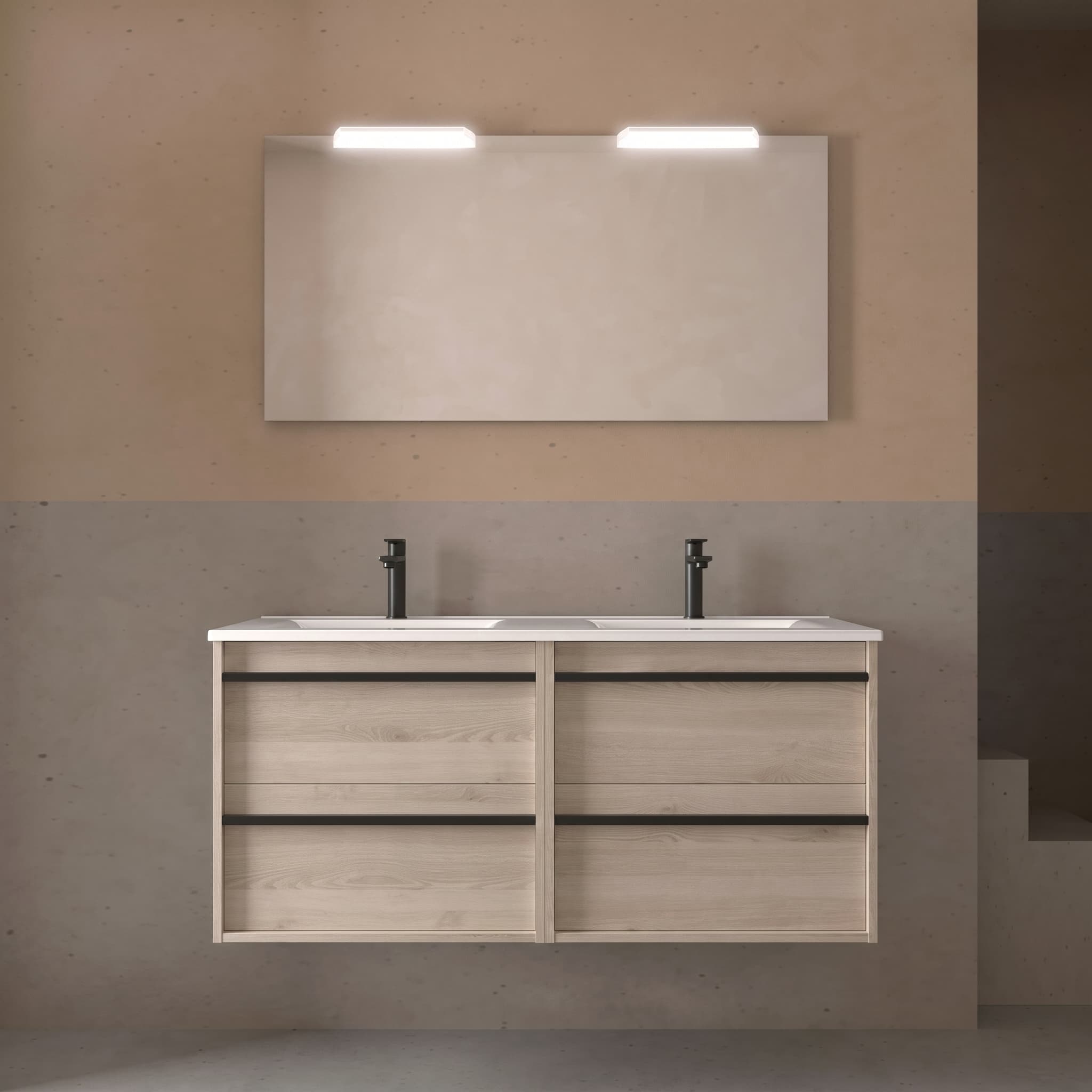 Mueble baño suspendido ATTILA de Salgar 140