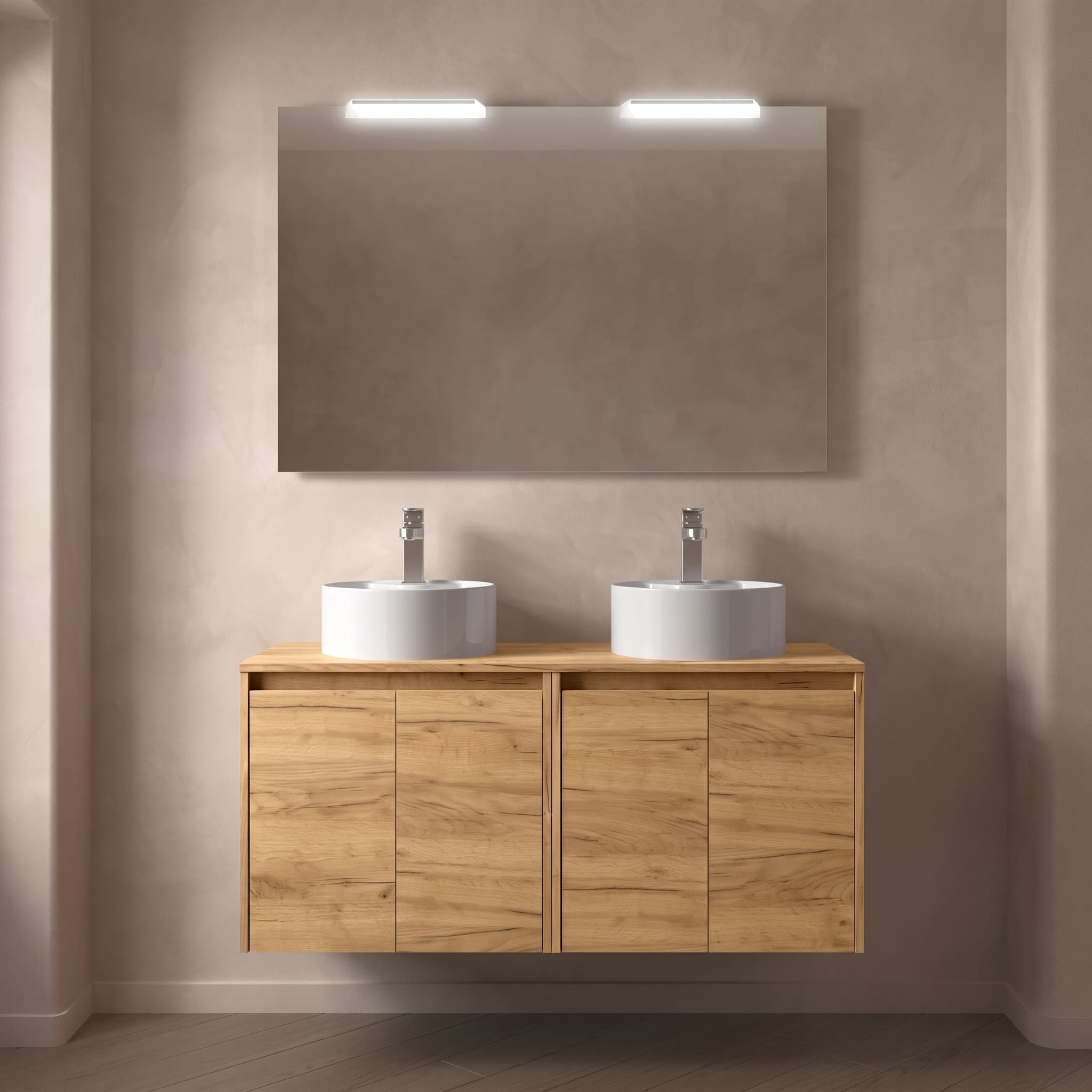 Mueble baño suspendido Noja 4P de Salgar 120-140 TOP