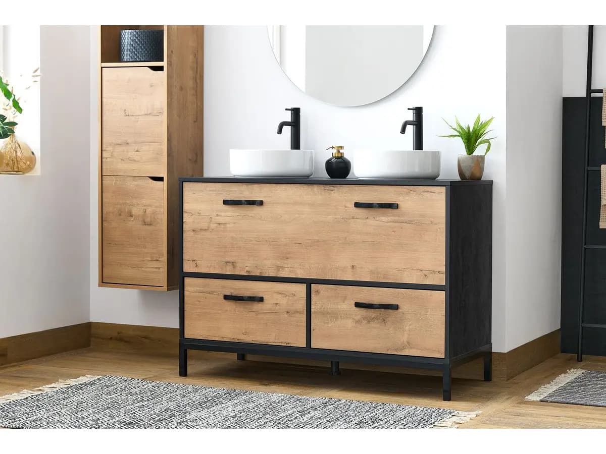 Mueble de lavabo Sena 120 dos senos en KIT