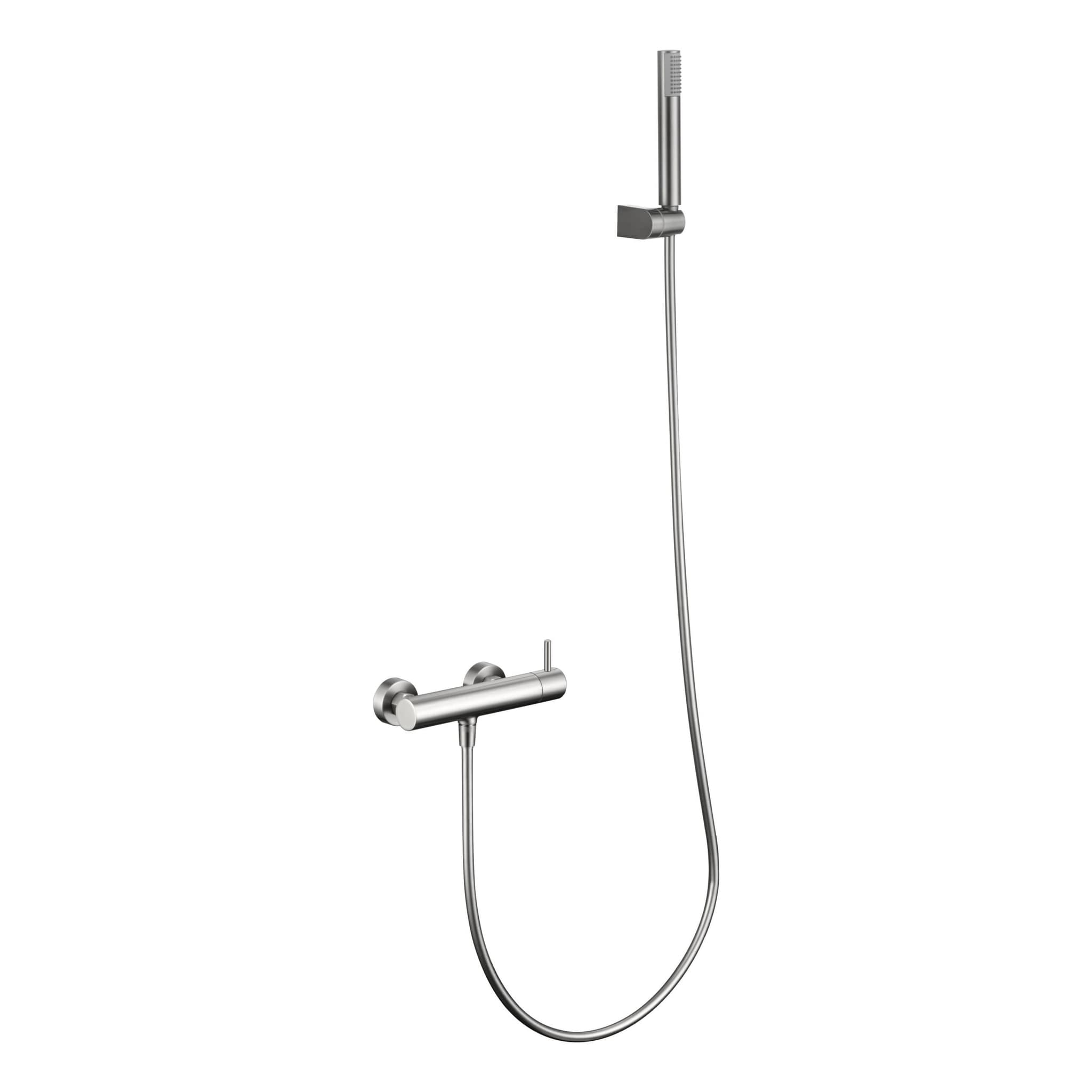 Monomando kit ducha níquel cepillado Monza / BDM039-5NQ