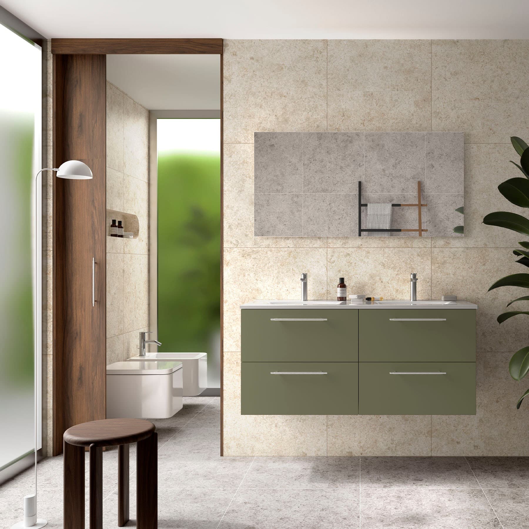Mueble baño suspendido Silane de Salgar 120