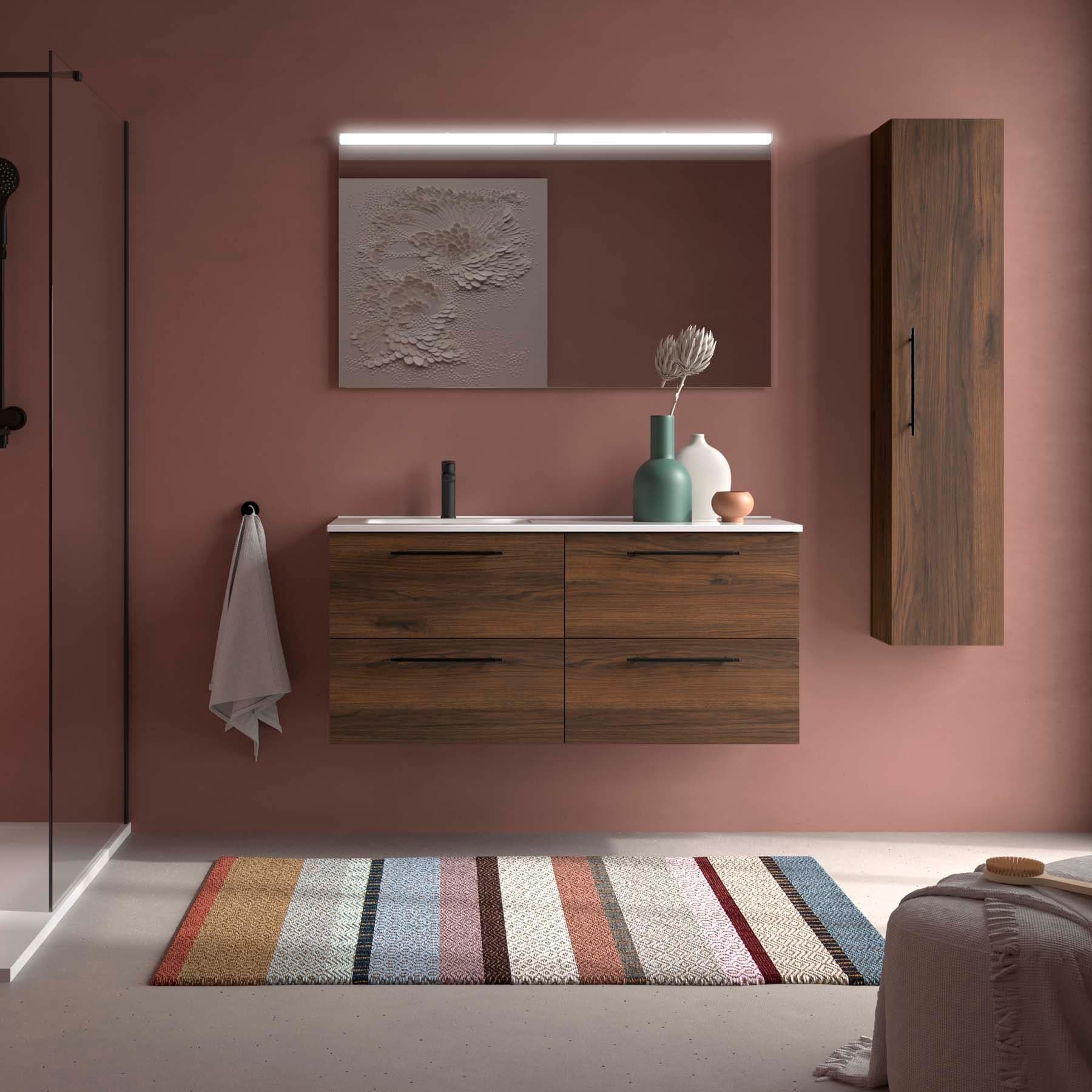 Mueble baño suspendido Silane de Salgar 120 Desplazado
