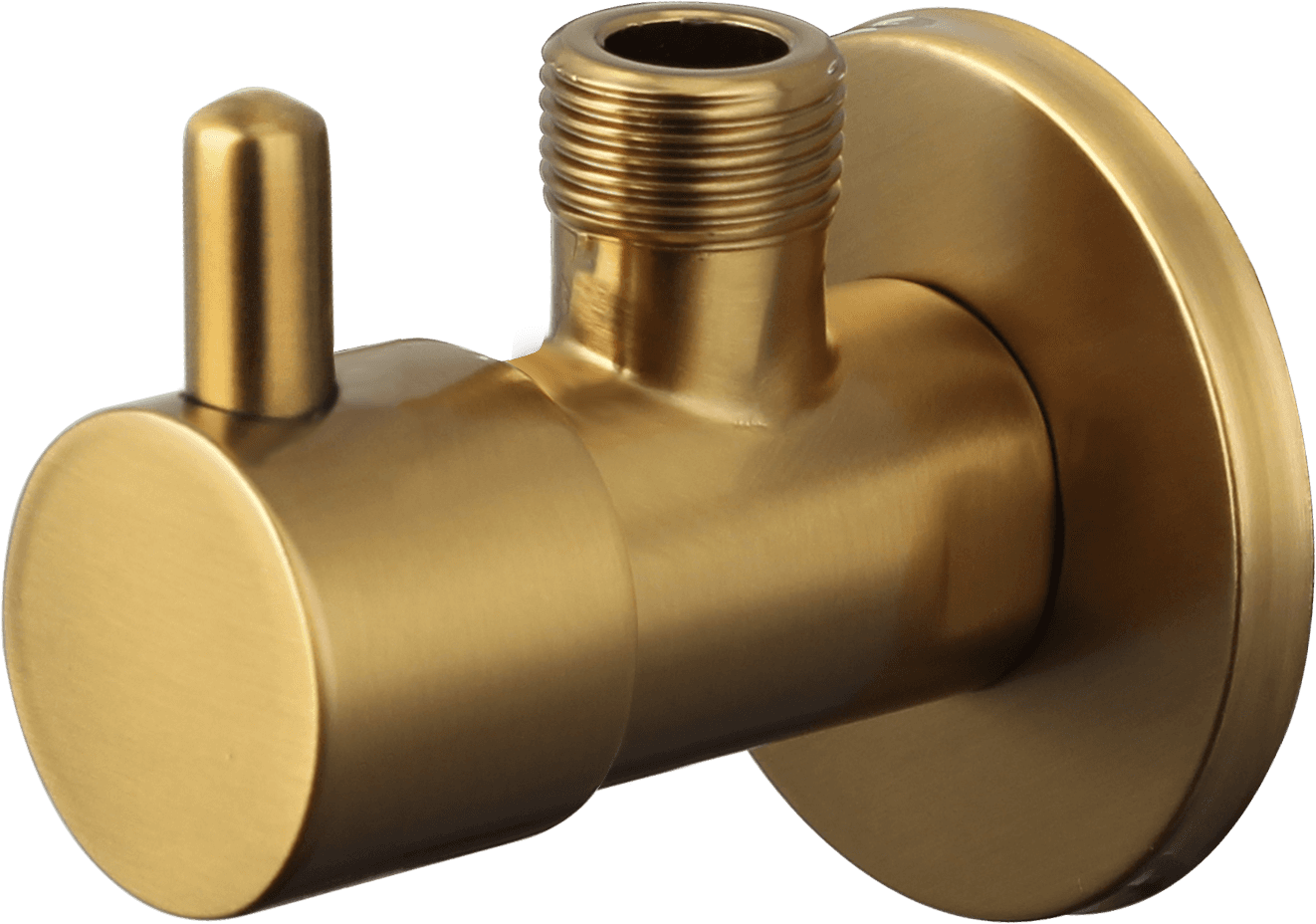Pack de 2 llaves de escuadra 1/2 x 3/8 oro cepillado GME 3255OR