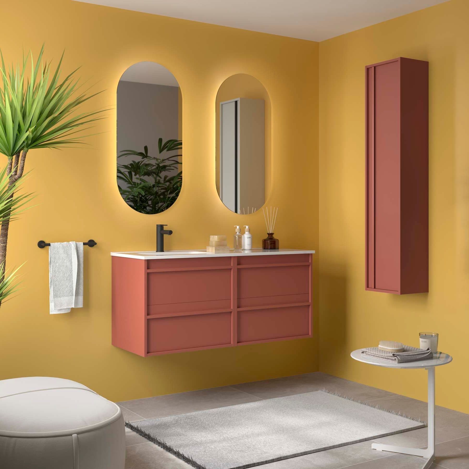 Mueble baño suspendido ATTILA de Salgar 120 Desplazado