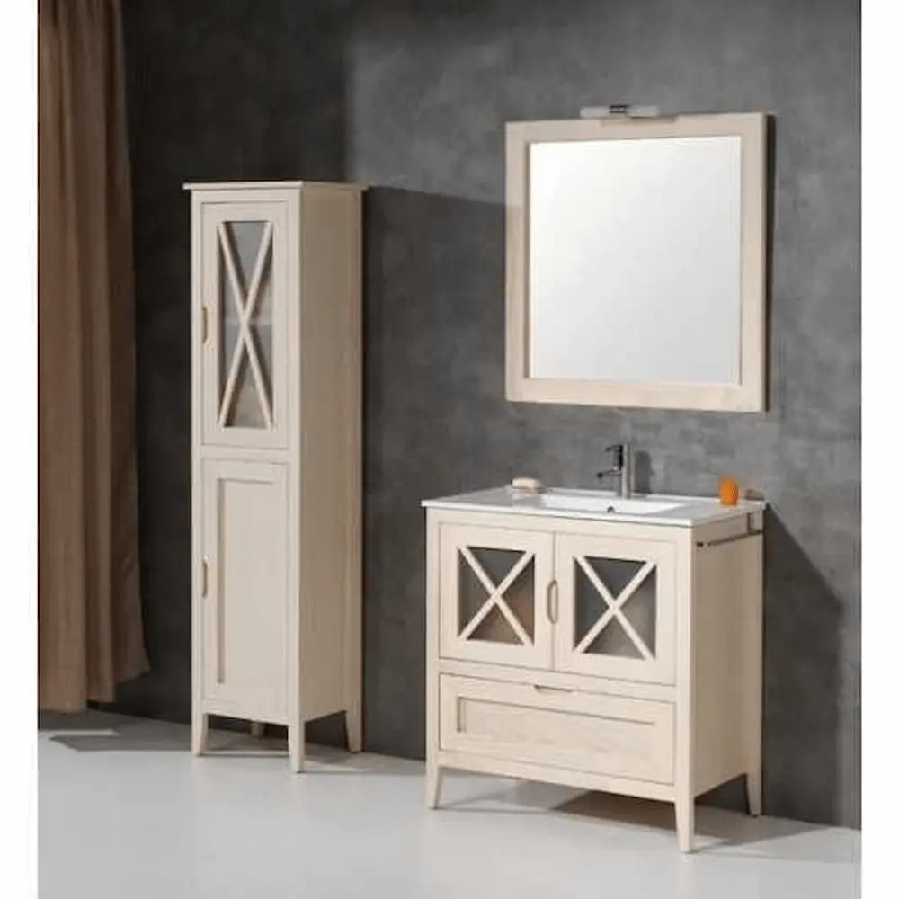 Mueble de baño rústico mod. Avila100