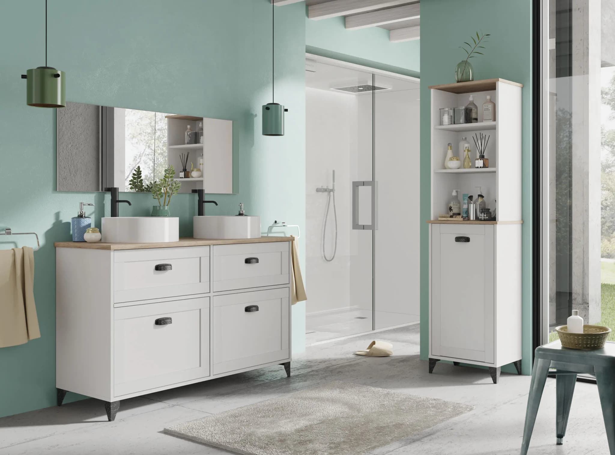 Mueble de lavabo Toscana 120 en KIT