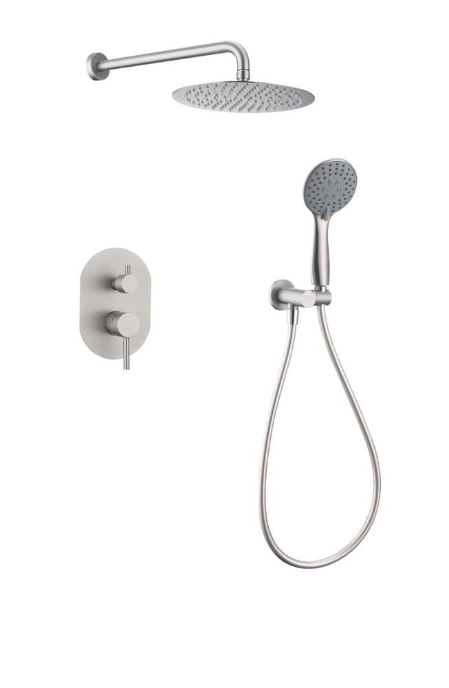 Conjunto de Ducha Empotrado SOUL Níquel Cepillado
