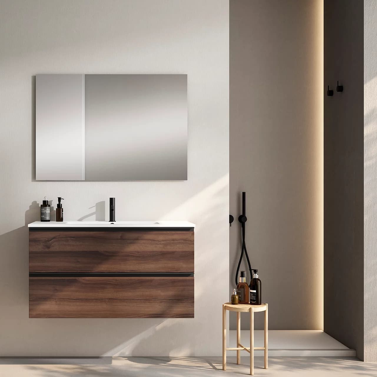 Pack oferta mueble de baño suspendido Granada 2C de Visobath