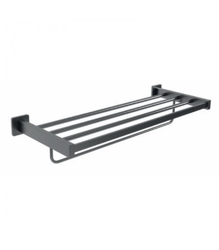 Toallero múltiple black gun metal Technic
