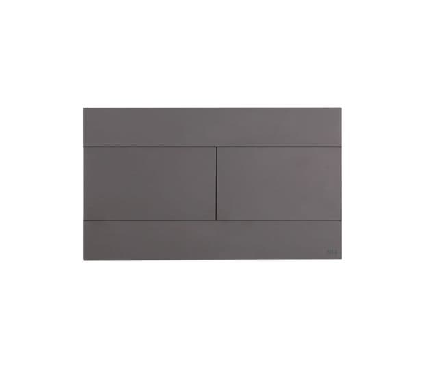 Pulsador Oli Slim mecánico Gris mate
