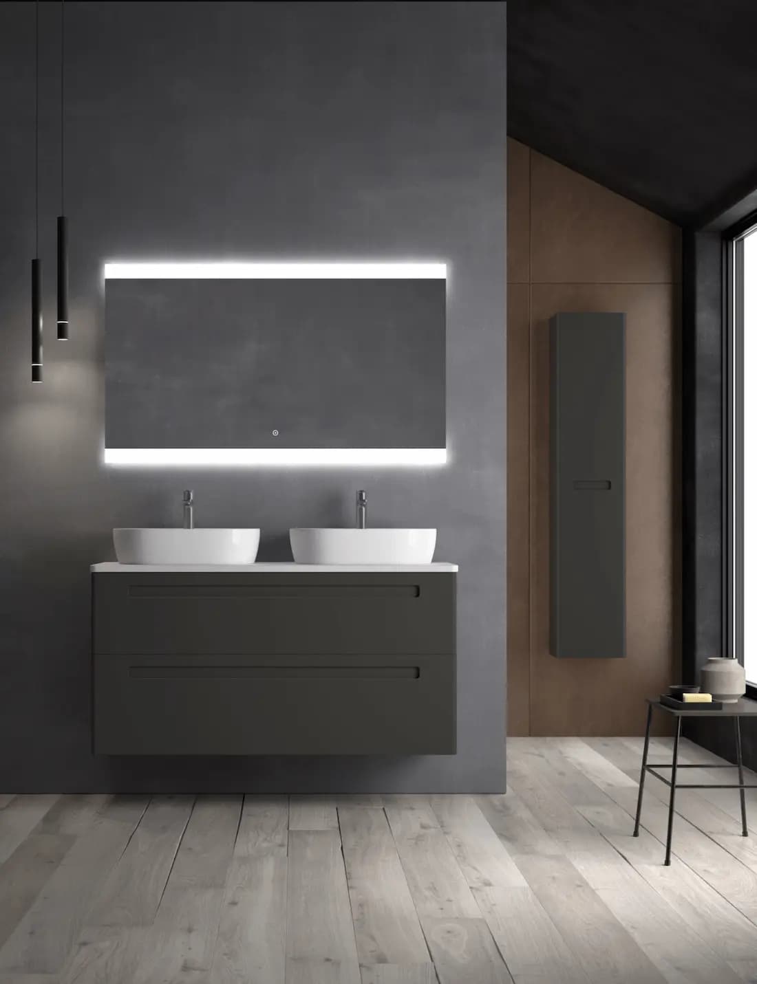 Mueble baño suspendido Paris de Avila dos 2 Cajones 60-70-80-100-120-140
