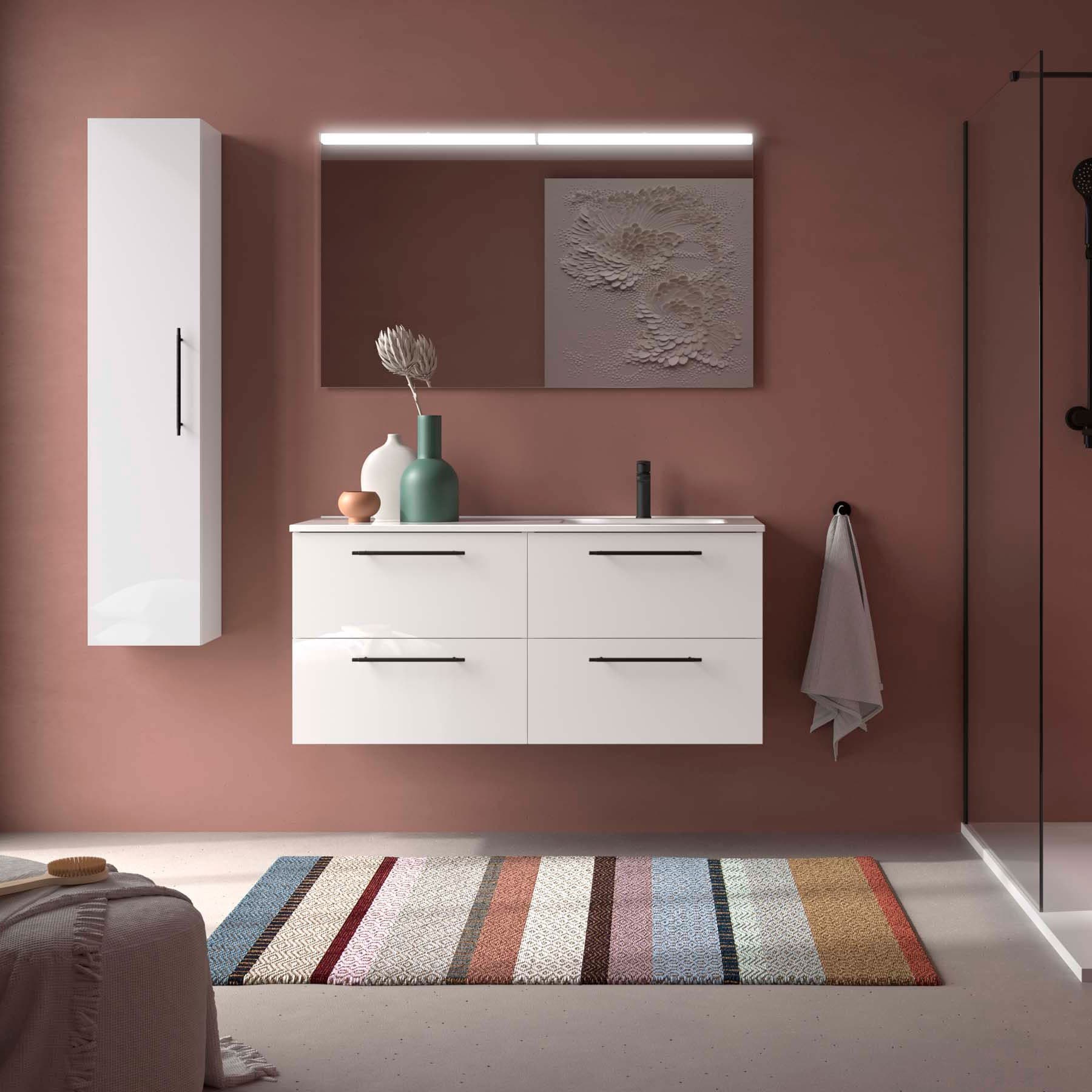 Mueble baño suspendido Silane de Salgar 120 Desplazado