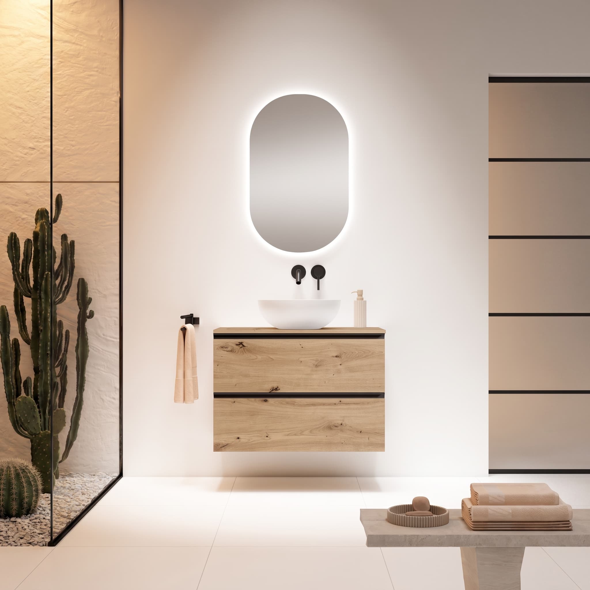 Mueble de baño suspendido Granada 2C TOP de Visobath